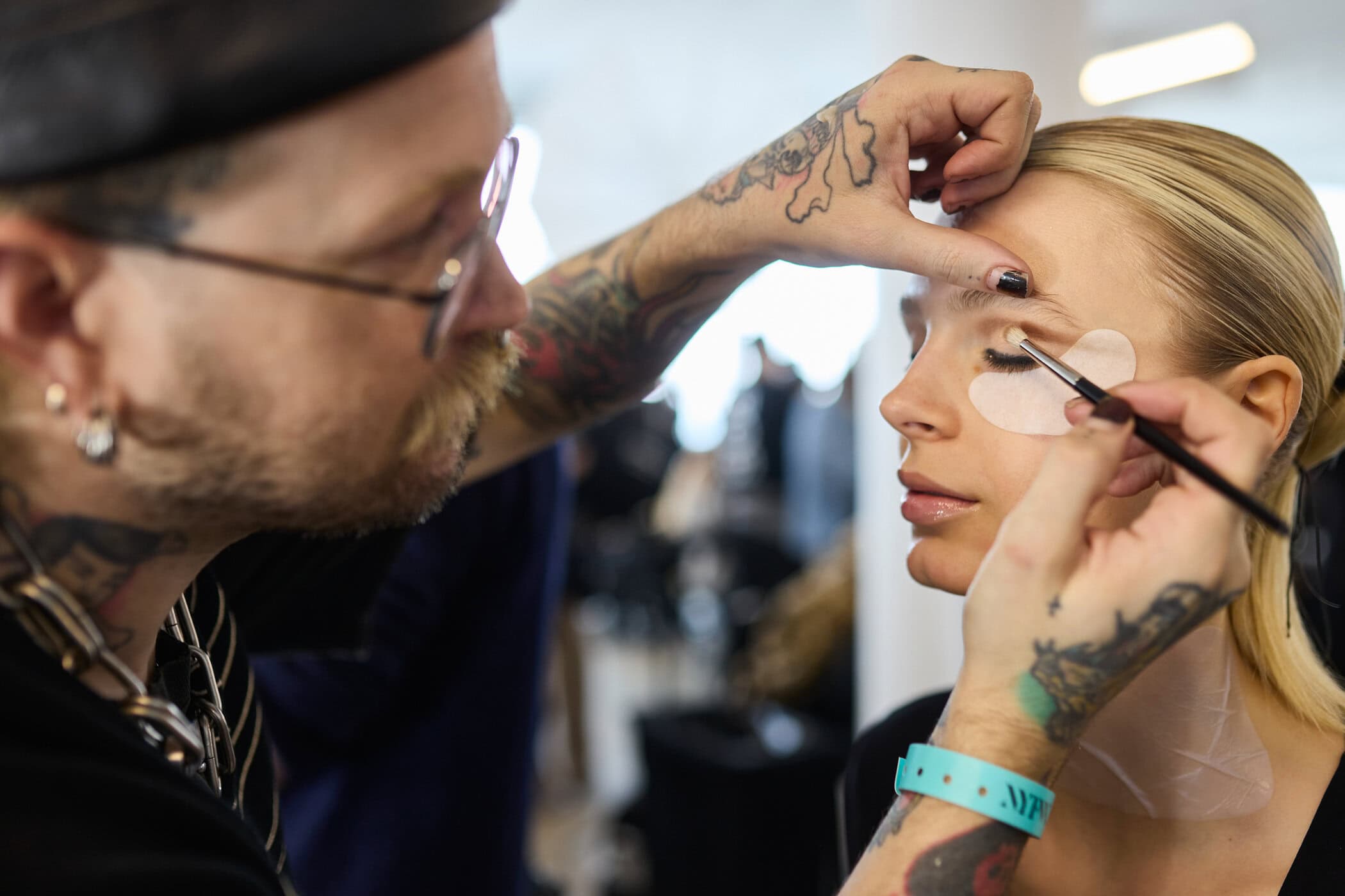 Badgley Mischka  Fall 2024 Fashion Show Backstage