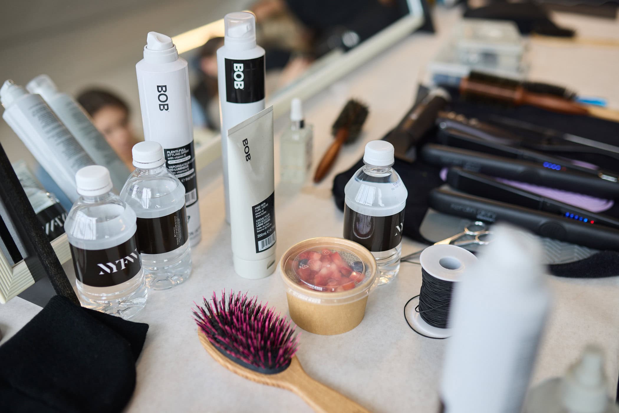 Badgley Mischka  Fall 2024 Fashion Show Backstage