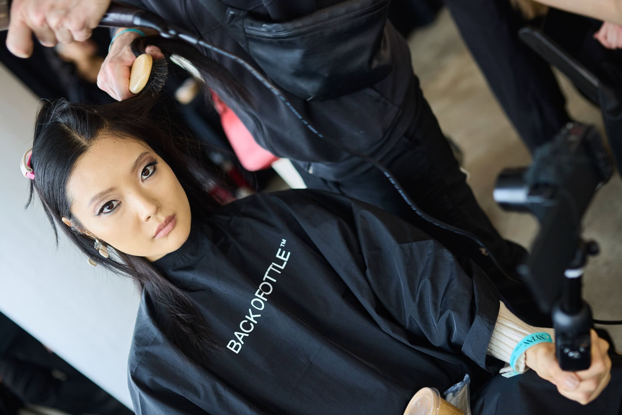Badgley Mischka  Fall 2024 Fashion Show Backstage