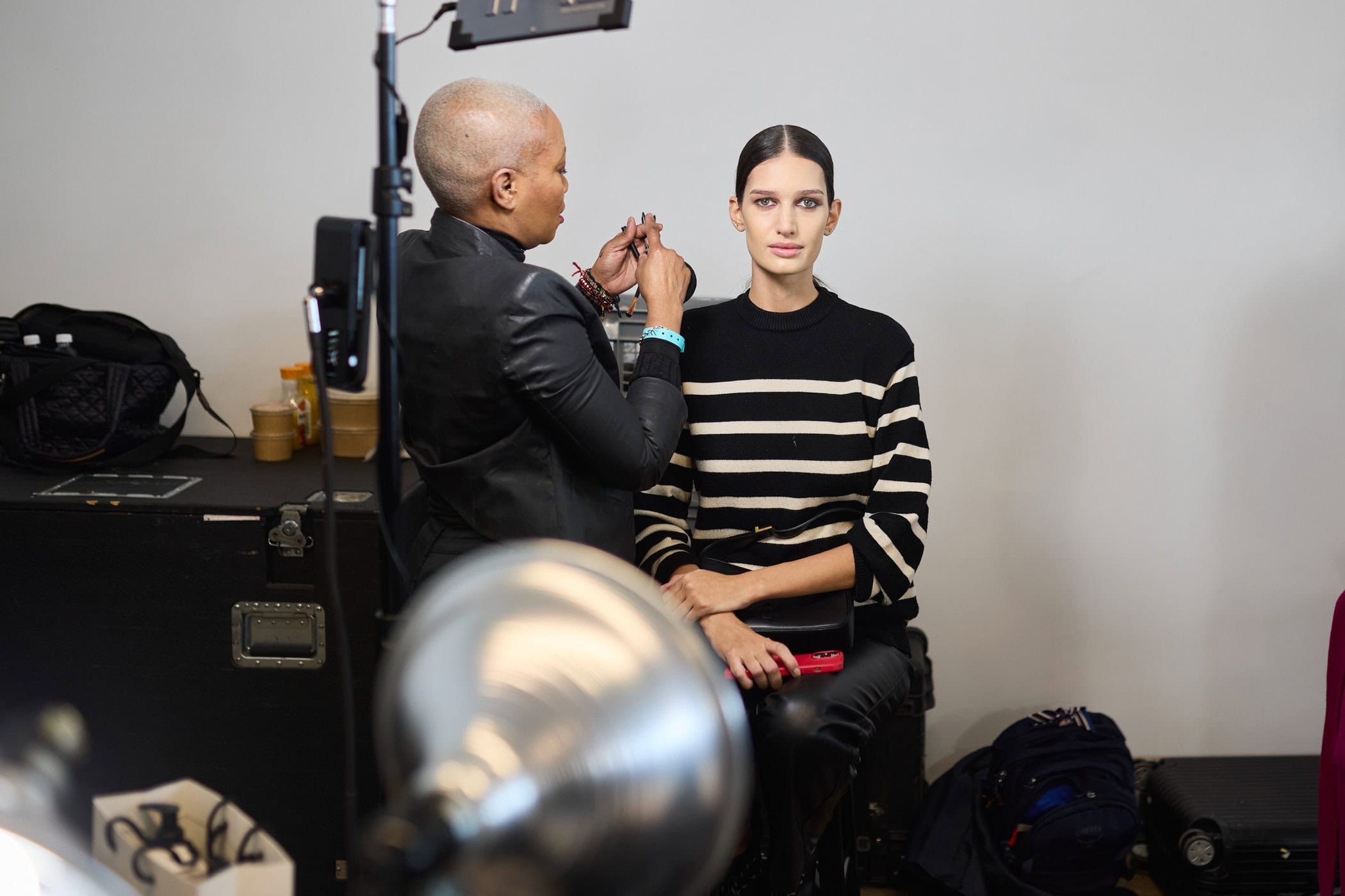 Badgley Mischka  Fall 2024 Fashion Show Backstage