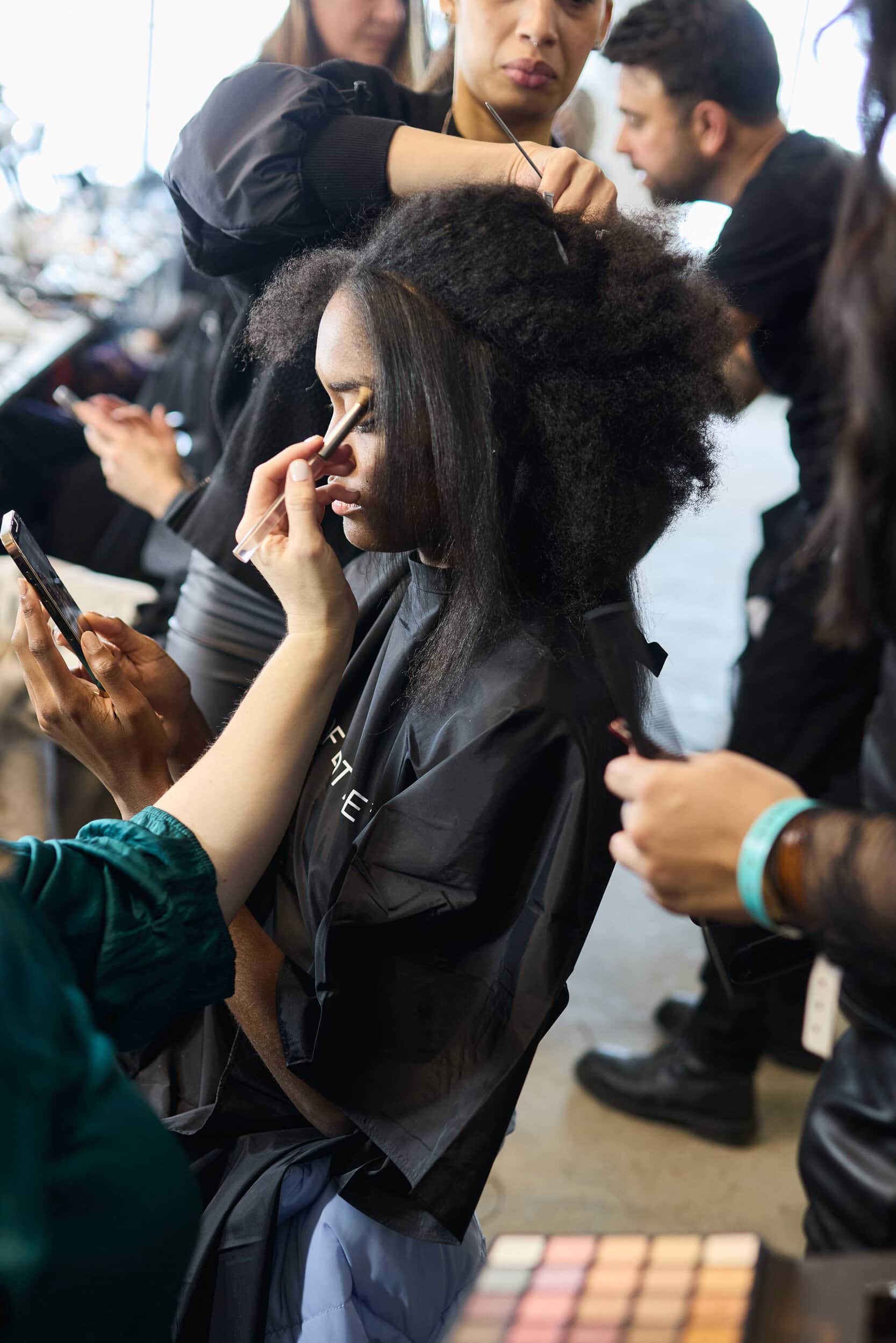 Badgley Mischka  Fall 2024 Fashion Show Backstage