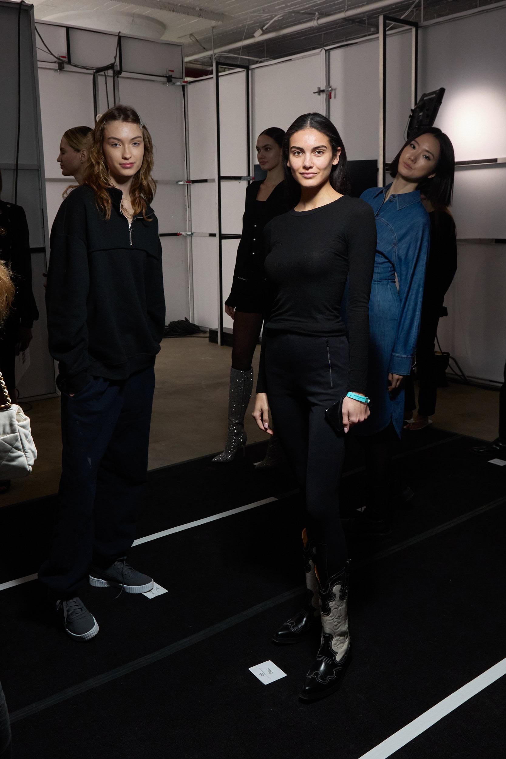 Badgley Mischka  Fall 2024 Fashion Show Backstage
