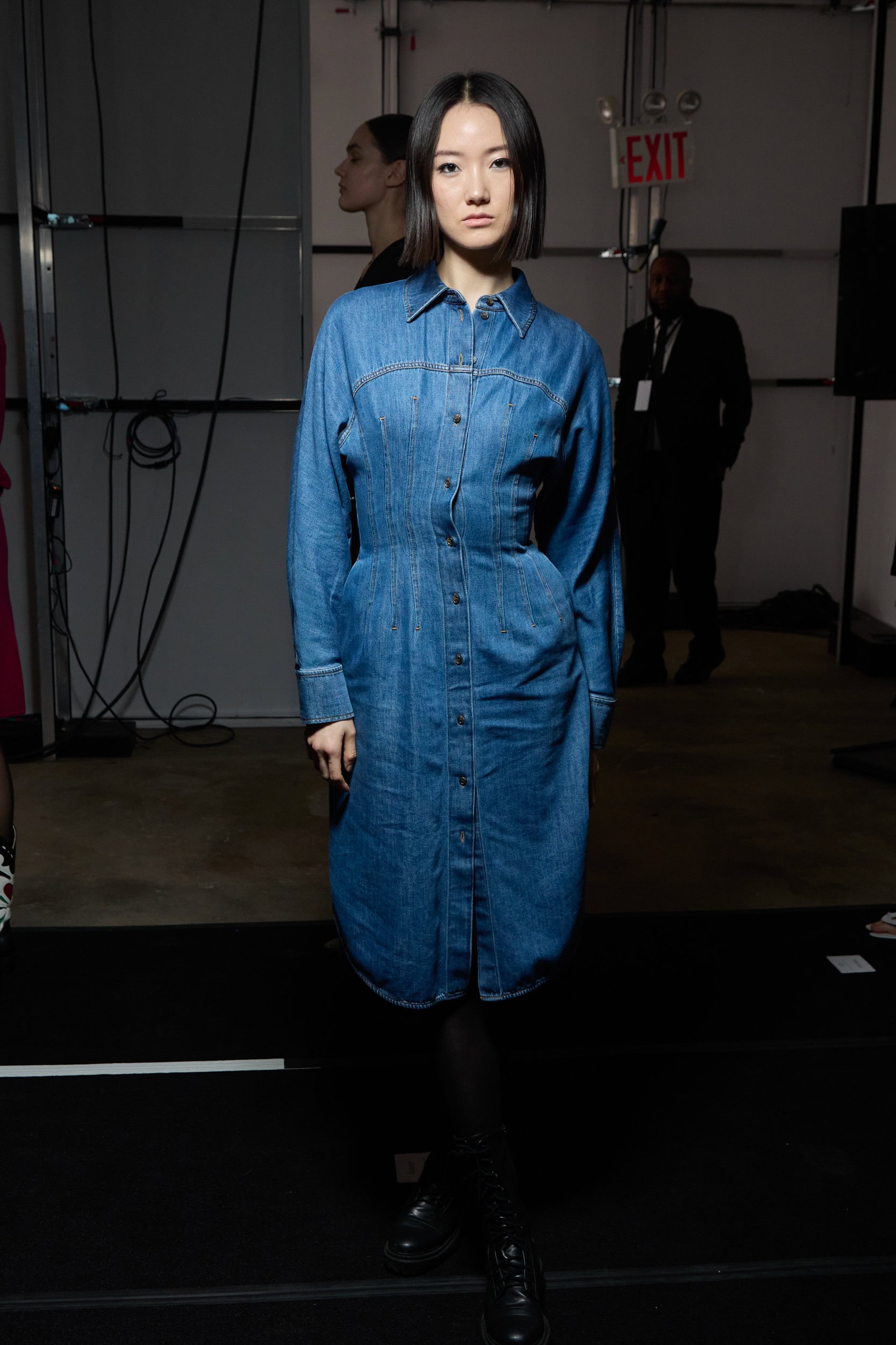 Badgley Mischka  Fall 2024 Fashion Show Backstage