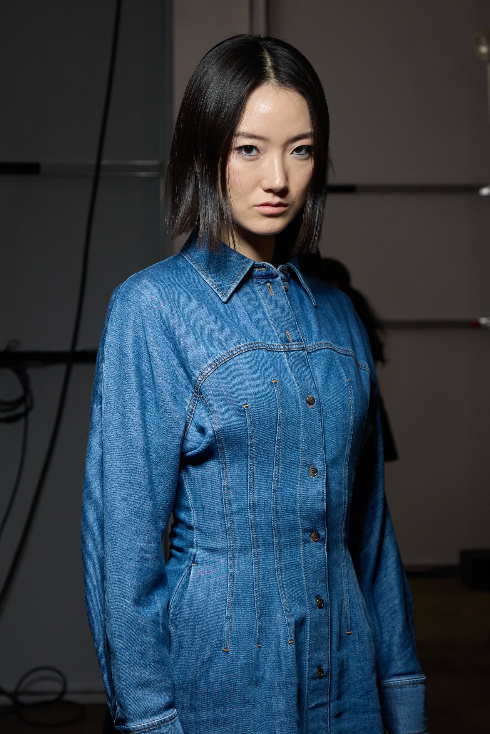 Badgley Mischka  Fall 2024 Fashion Show Backstage