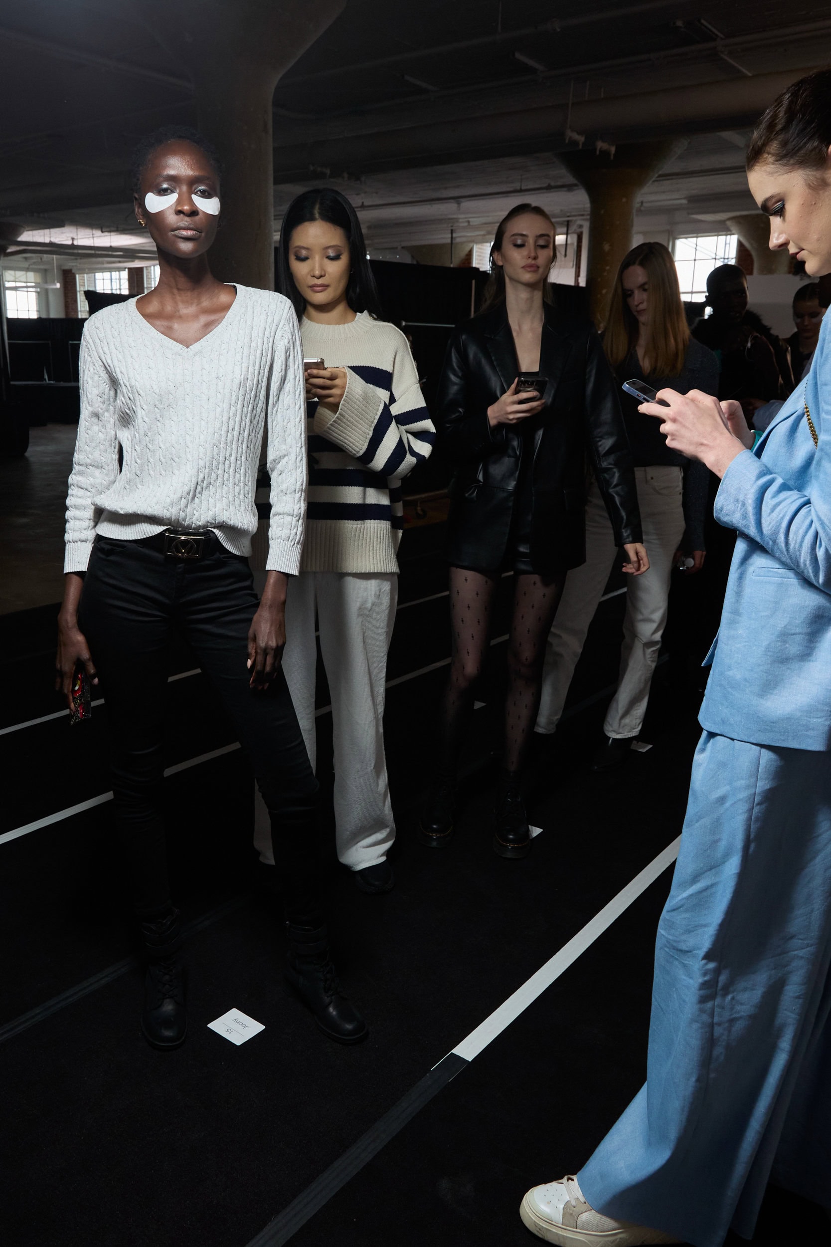 Badgley Mischka  Fall 2024 Fashion Show Backstage