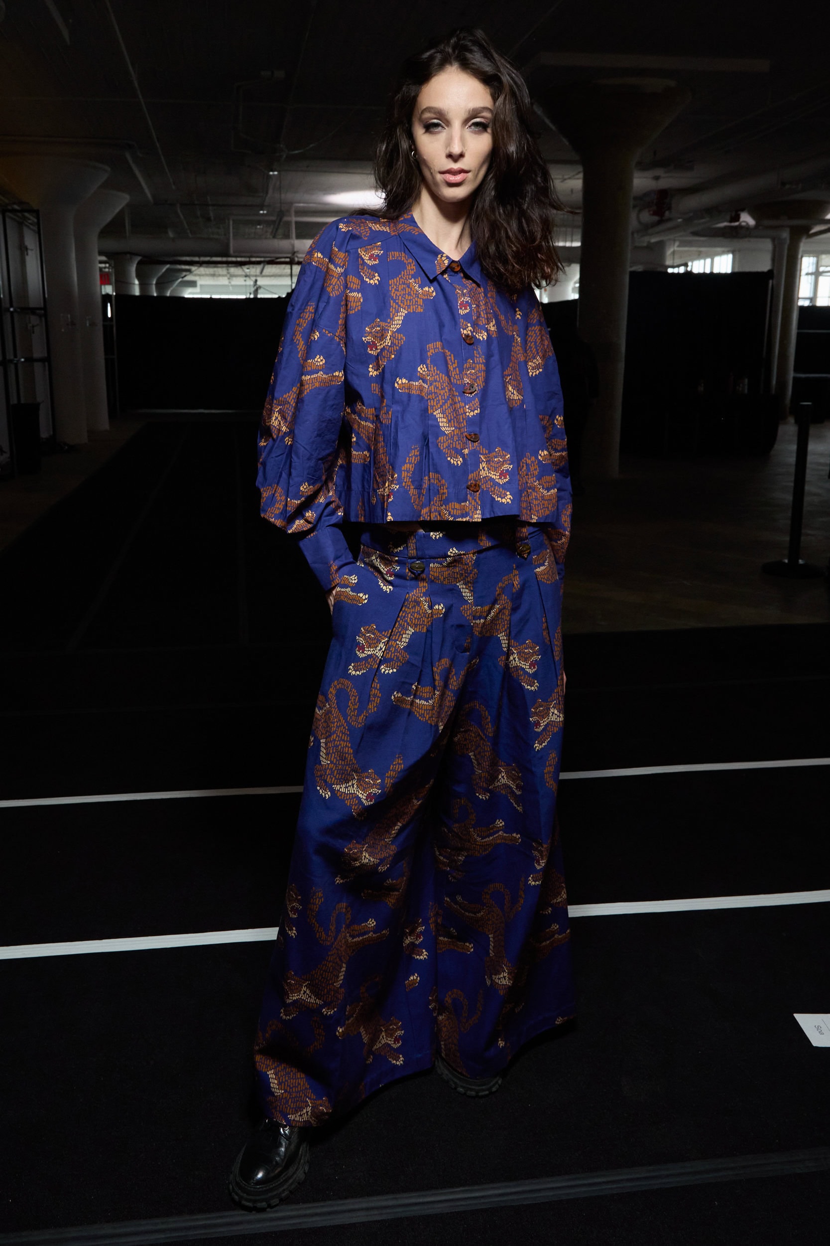 Badgley Mischka  Fall 2024 Fashion Show Backstage