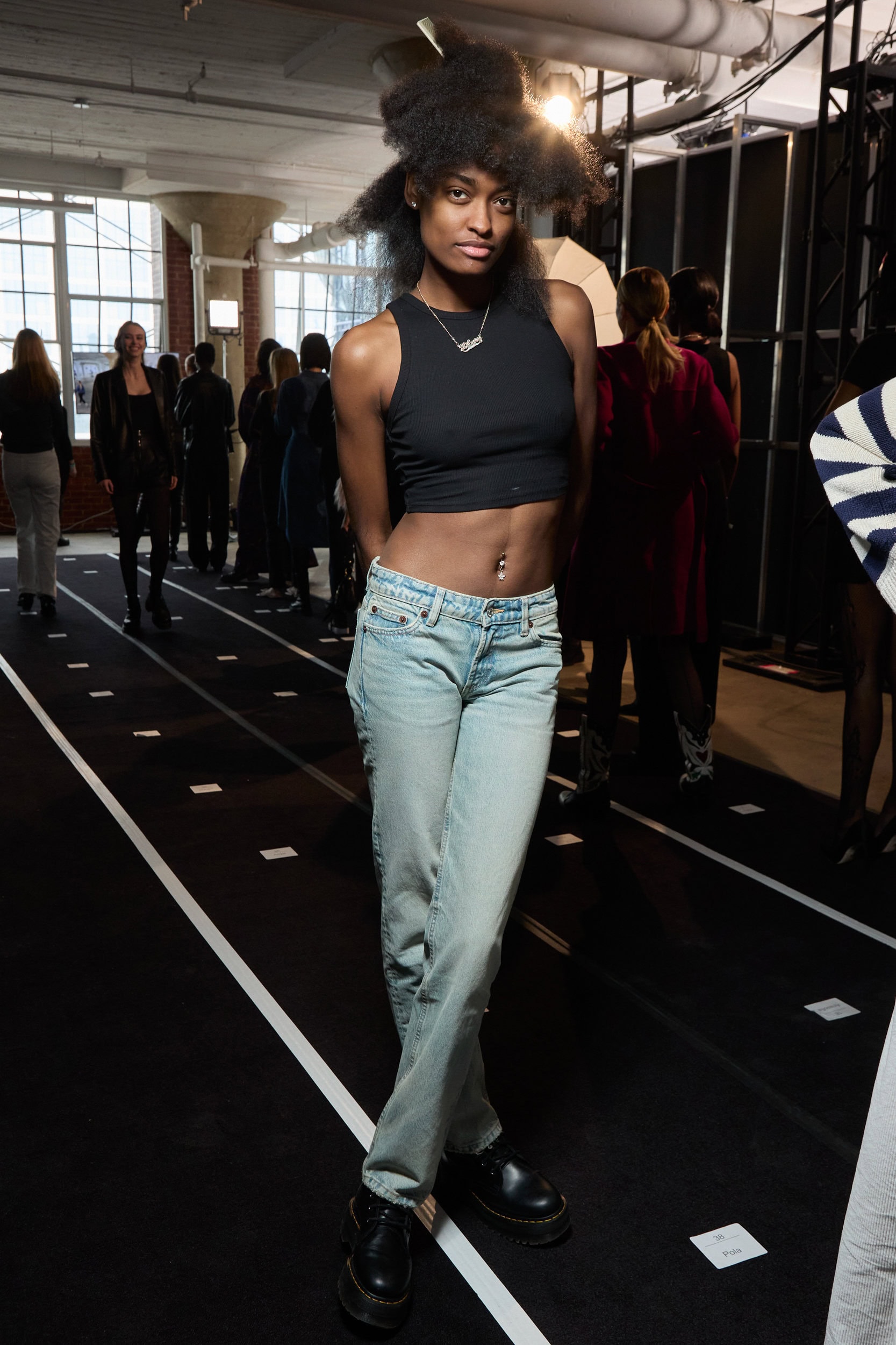 Badgley Mischka  Fall 2024 Fashion Show Backstage