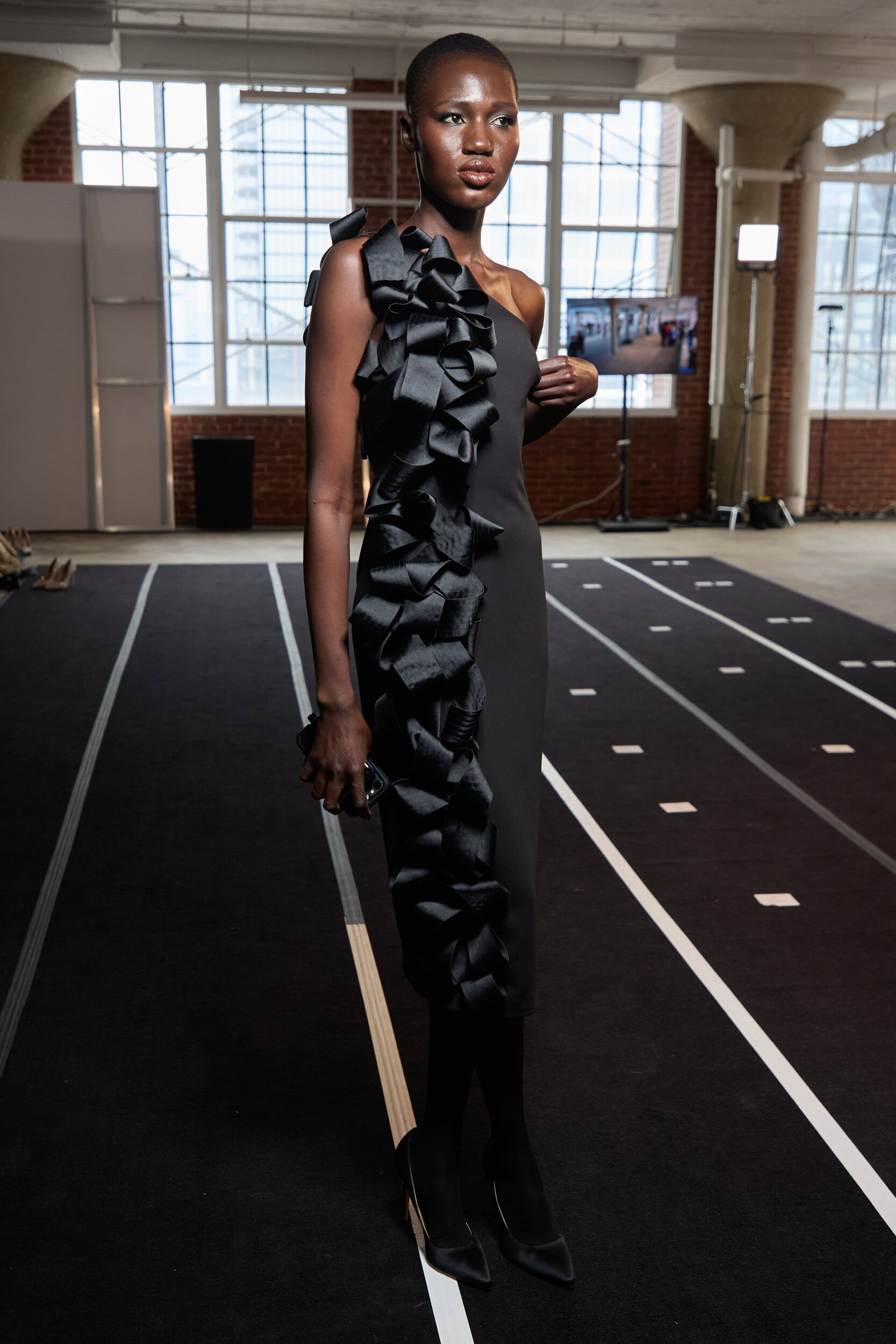 Badgley Mischka  Fall 2024 Fashion Show Backstage