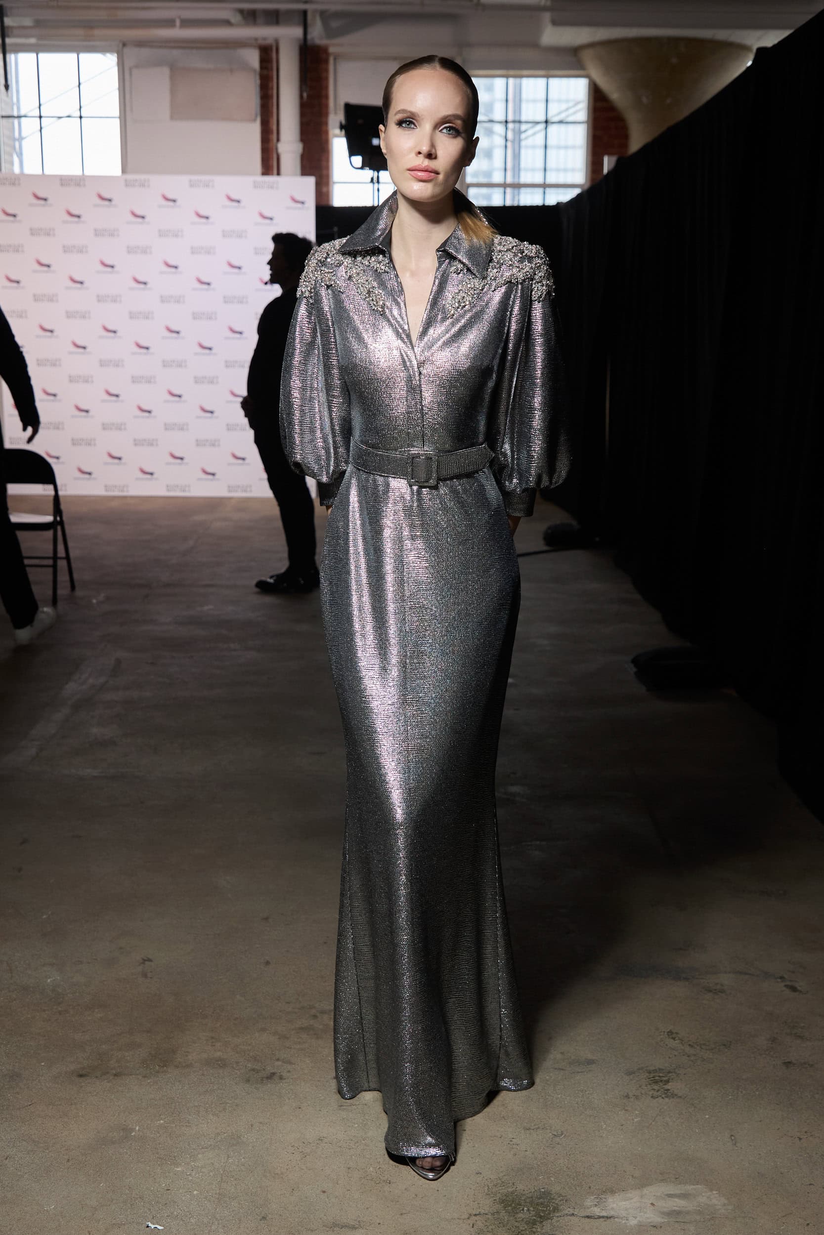 Badgley Mischka  Fall 2024 Fashion Show Backstage
