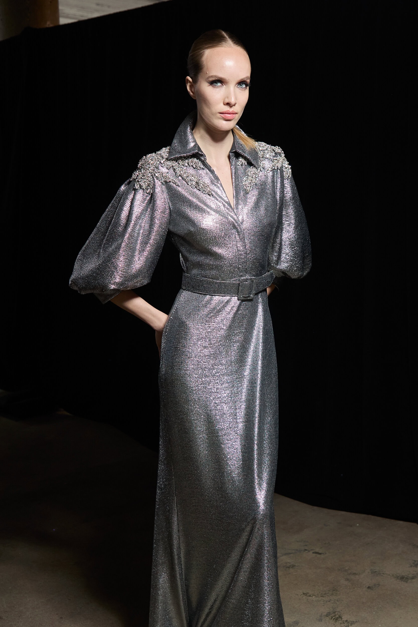Badgley Mischka  Fall 2024 Fashion Show Backstage