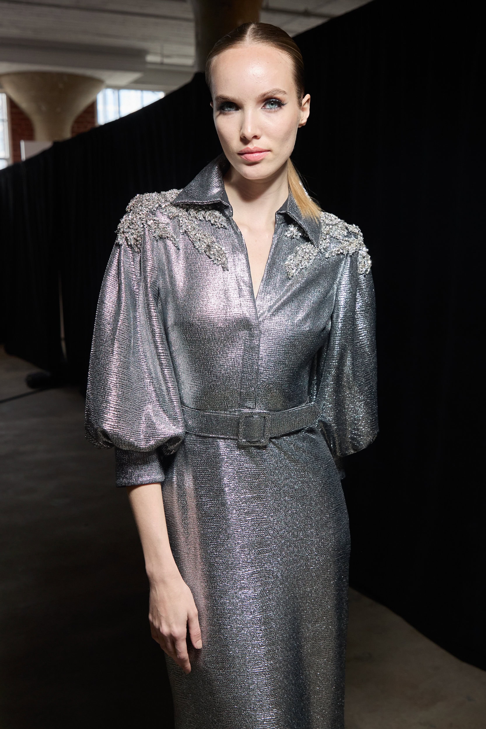 Badgley Mischka  Fall 2024 Fashion Show Backstage