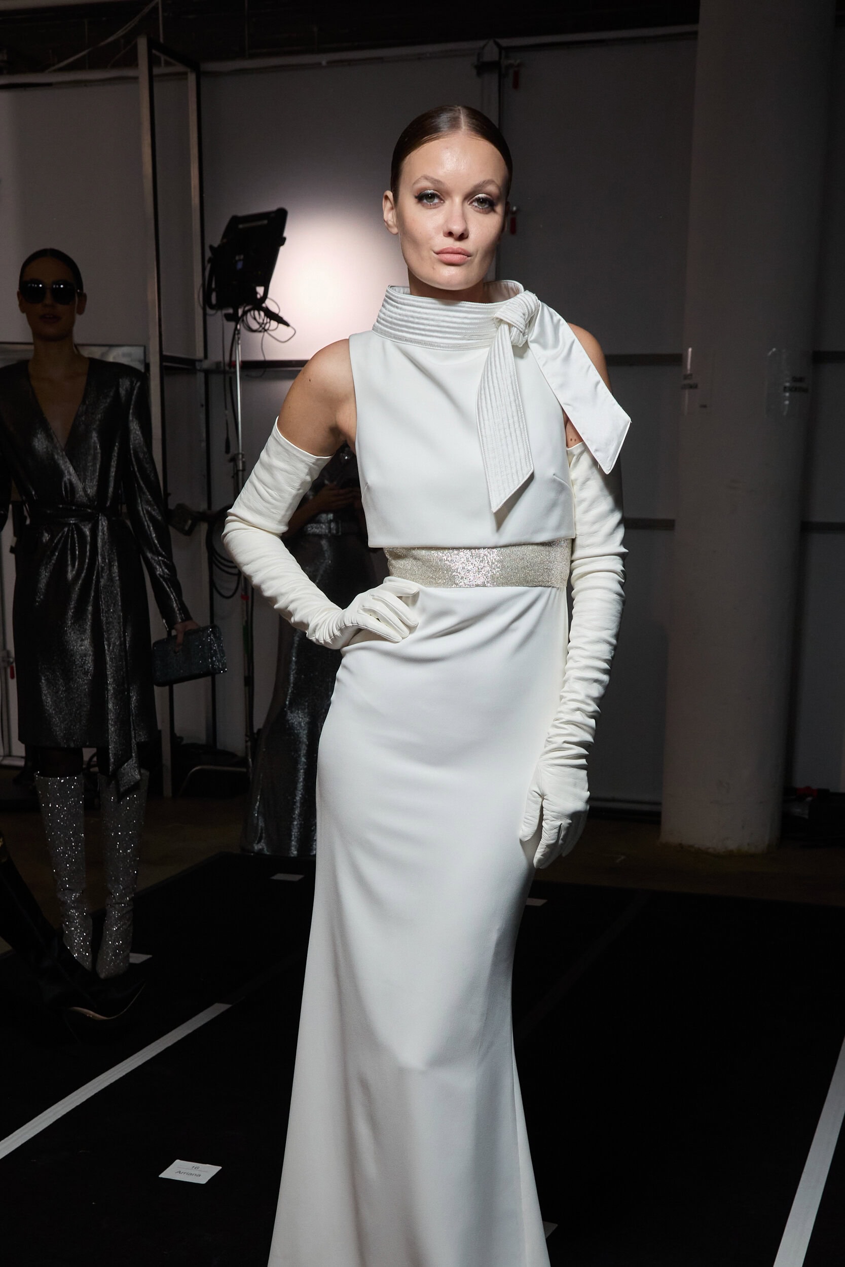 Badgley Mischka  Fall 2024 Fashion Show Backstage