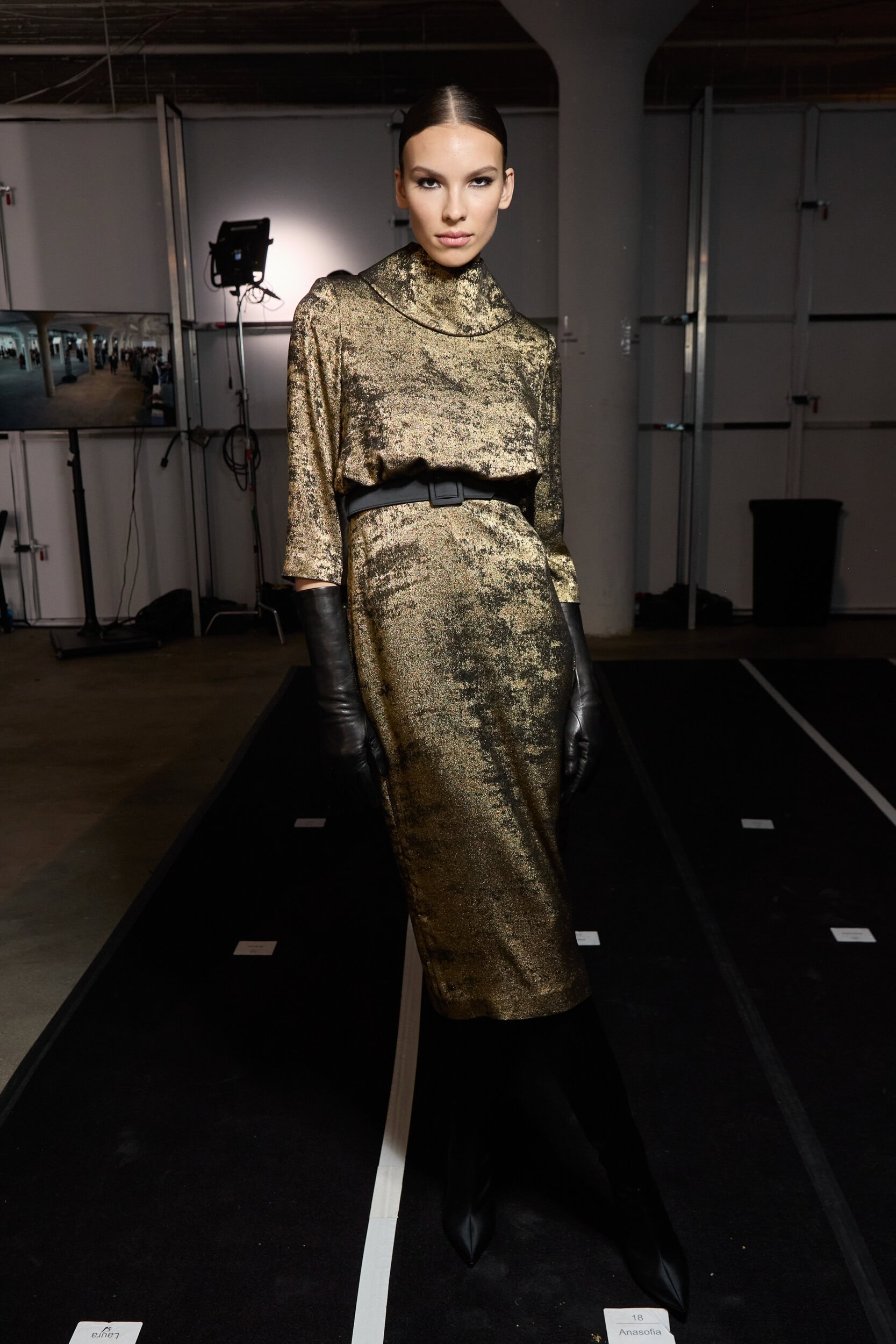 Badgley Mischka  Fall 2024 Fashion Show Backstage