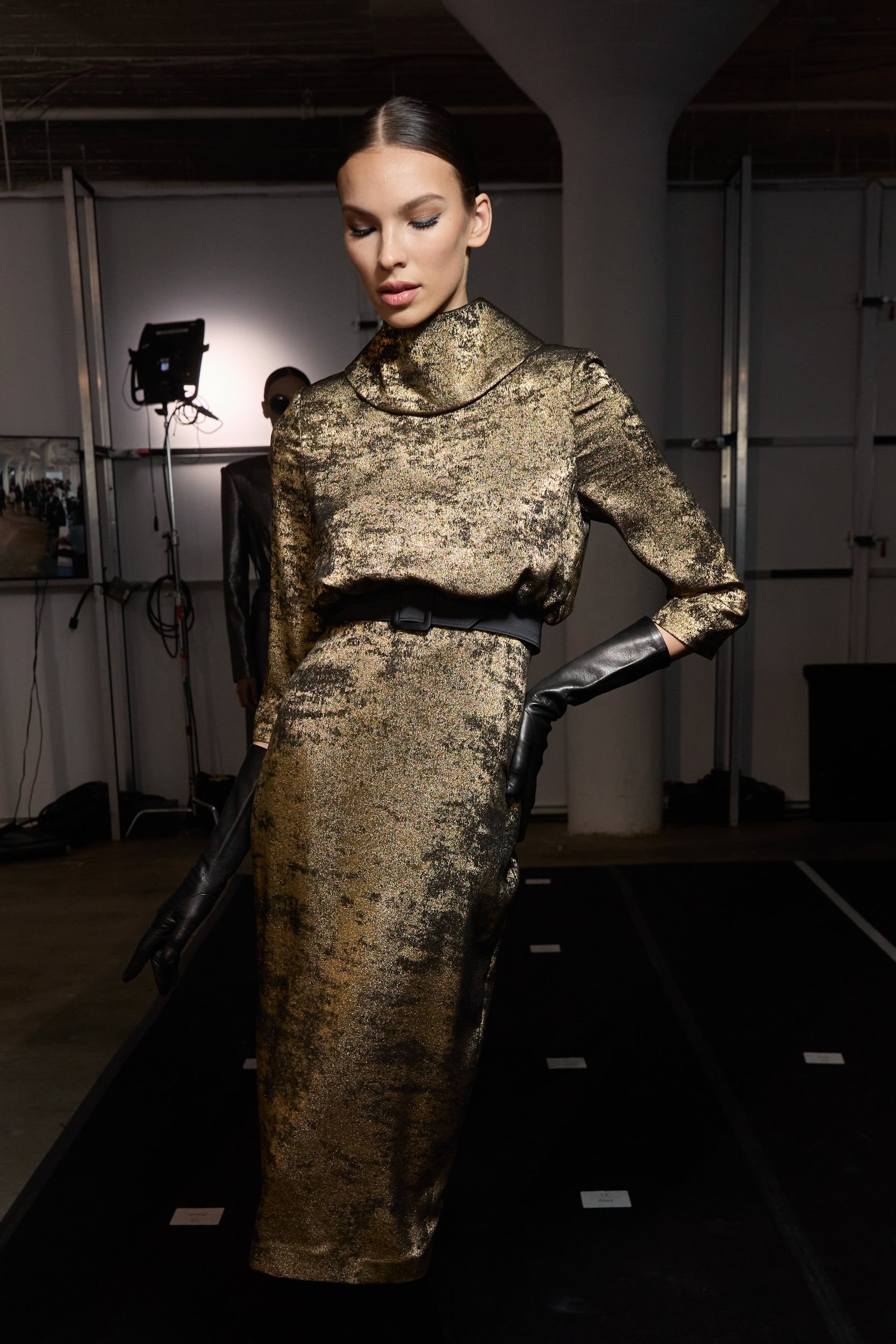 Badgley Mischka  Fall 2024 Fashion Show Backstage