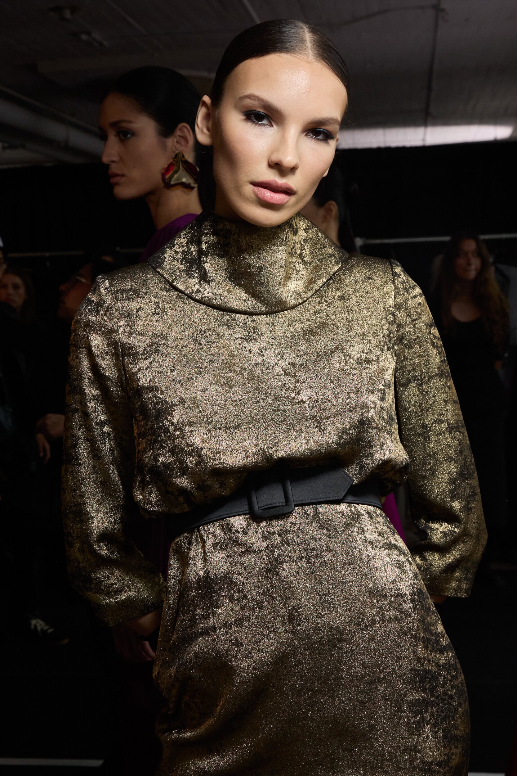 Badgley Mischka  Fall 2024 Fashion Show Backstage