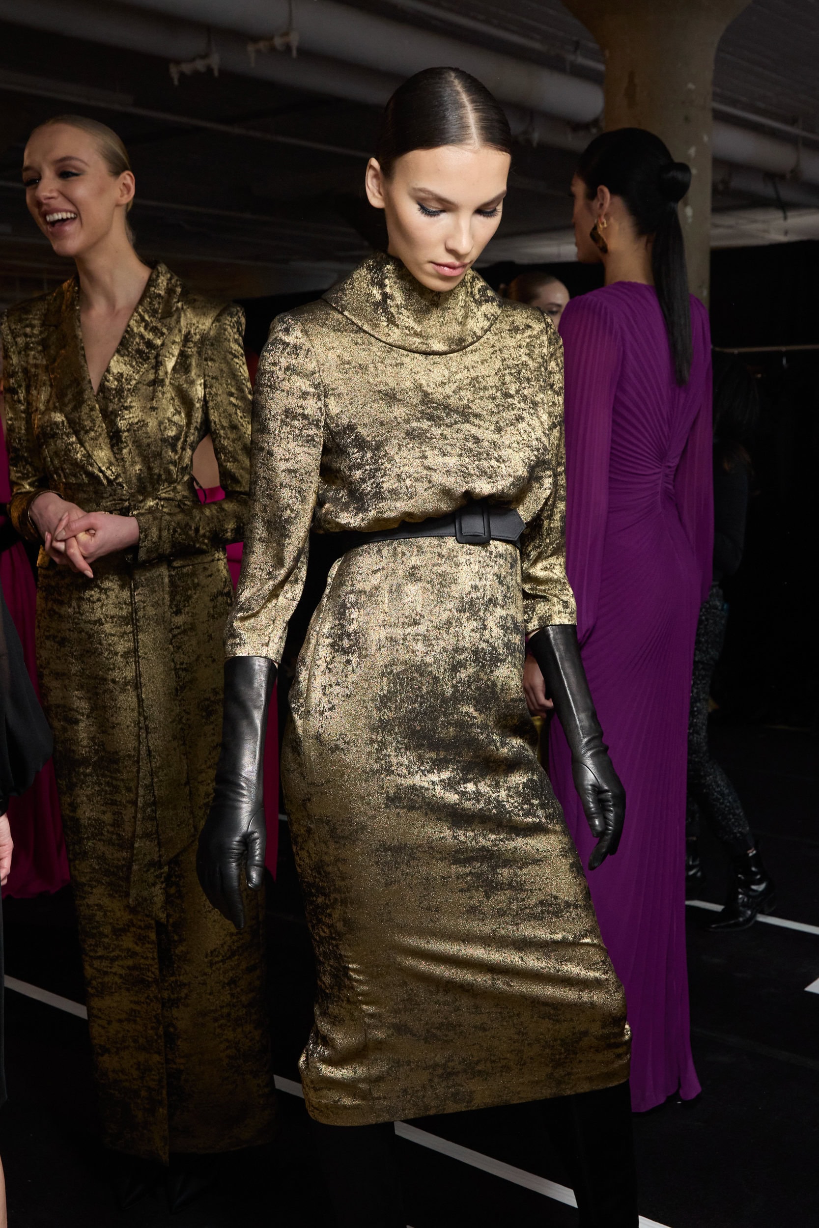 Badgley Mischka  Fall 2024 Fashion Show Backstage