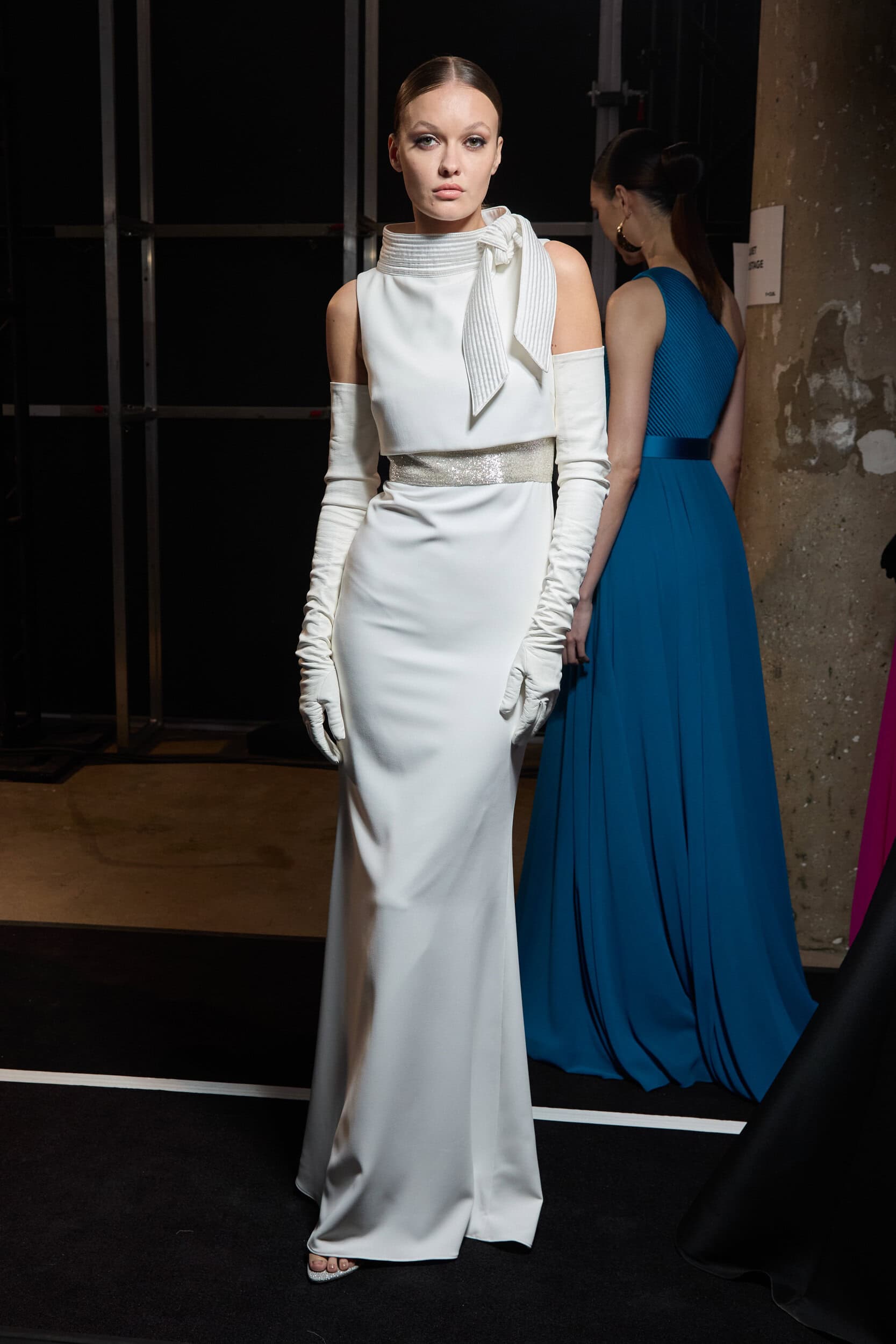 Badgley Mischka  Fall 2024 Fashion Show Backstage