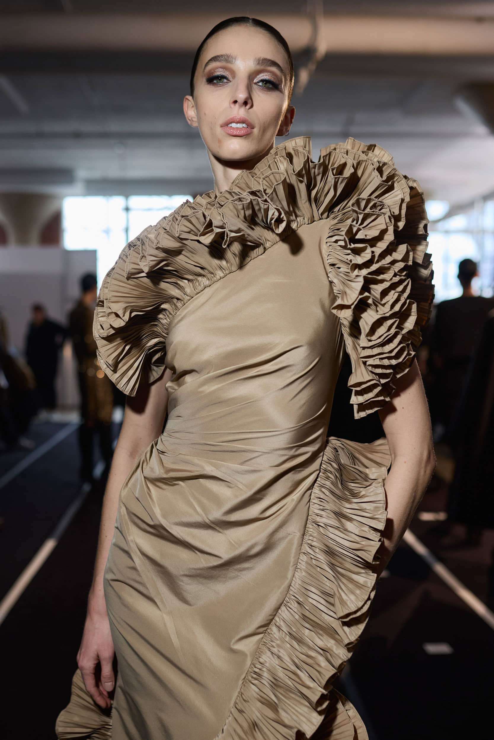 Badgley Mischka  Fall 2024 Fashion Show Backstage