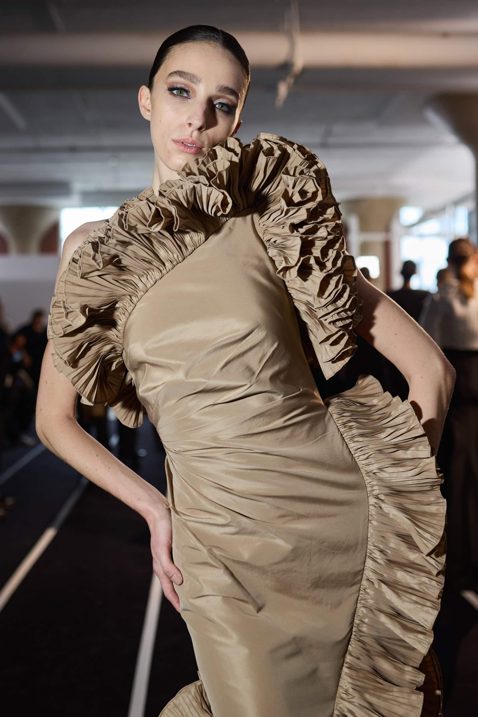 Badgley Mischka  Fall 2024 Fashion Show Backstage