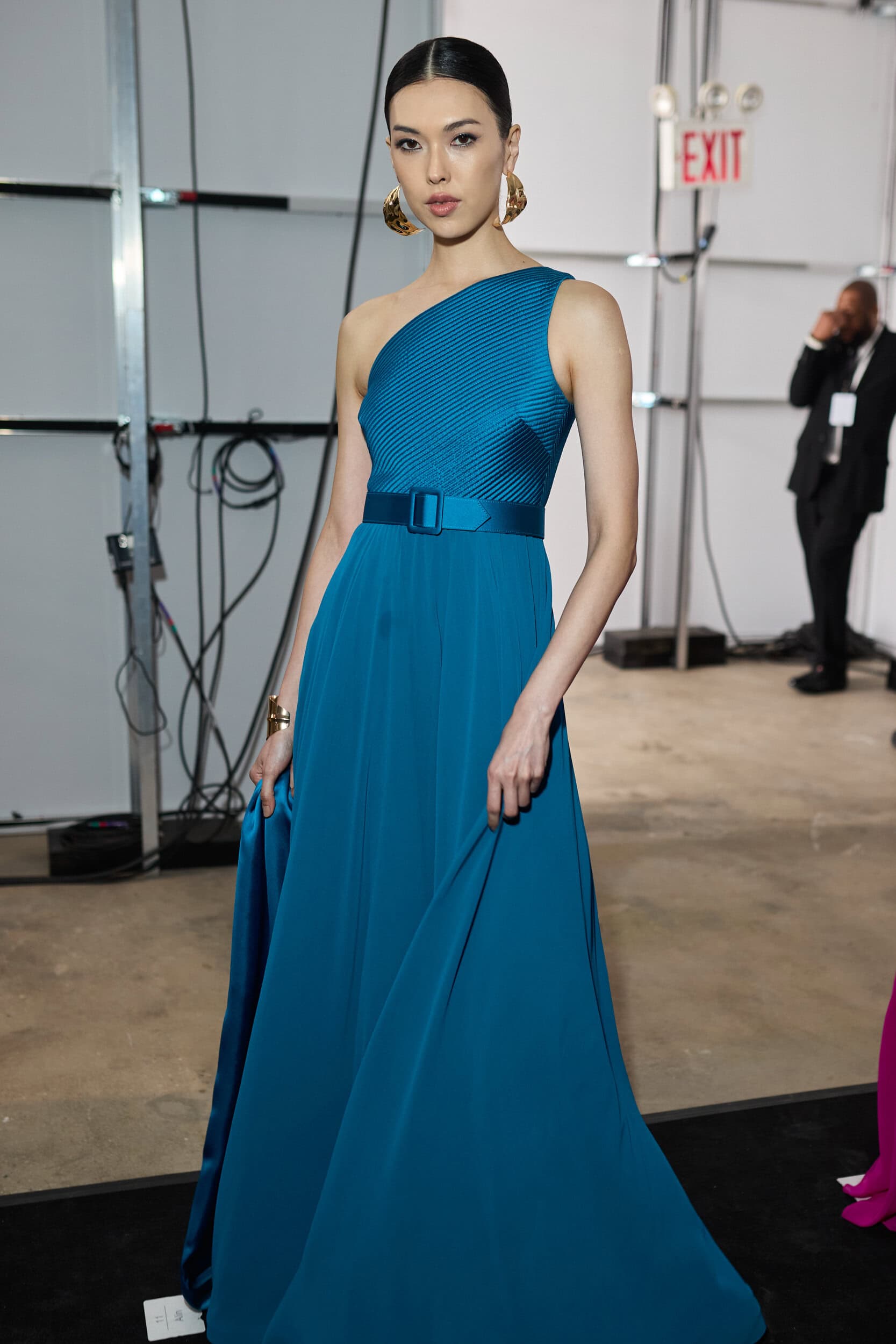 Badgley Mischka  Fall 2024 Fashion Show Backstage