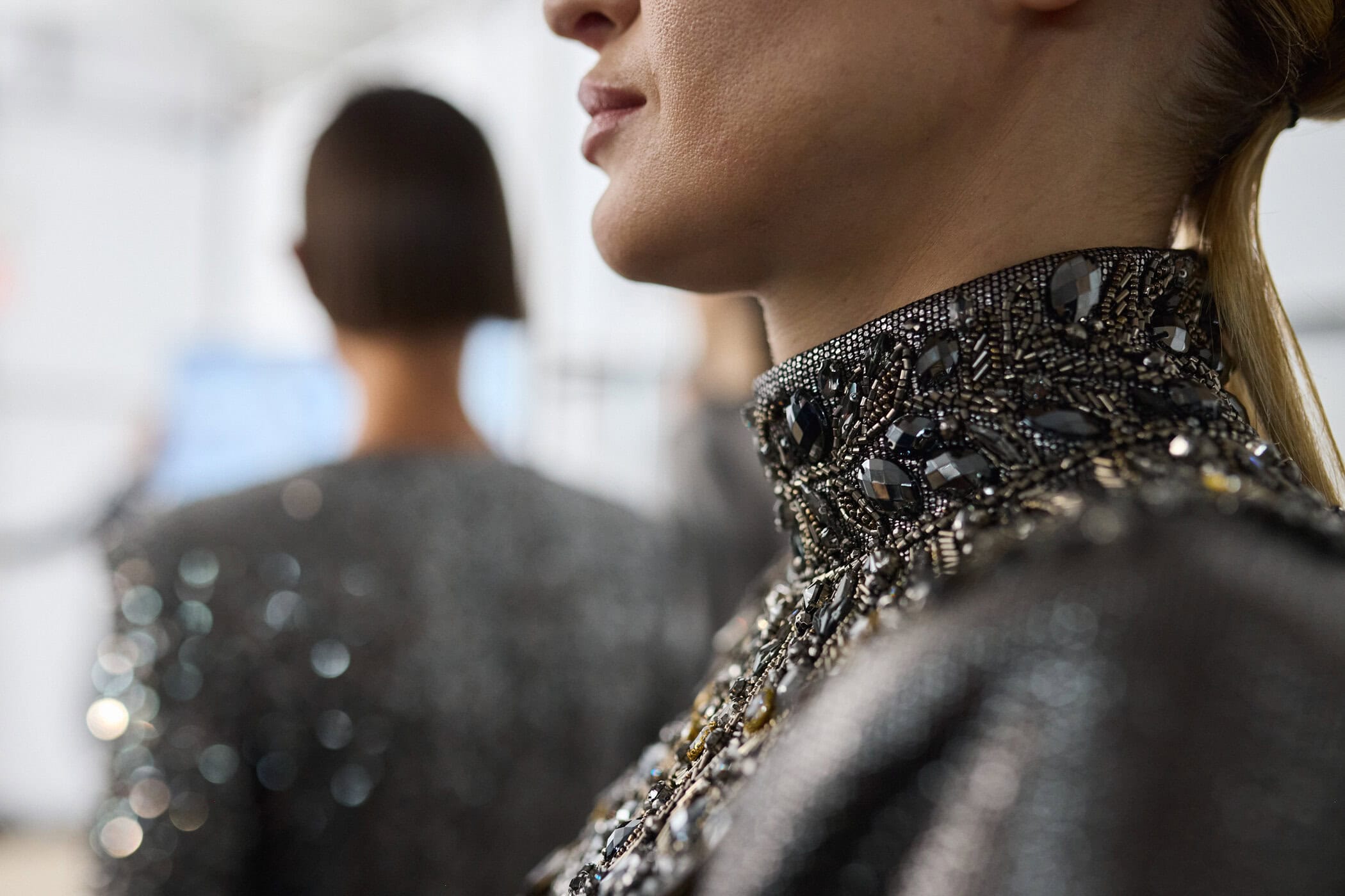 Badgley Mischka  Fall 2024 Fashion Show Backstage