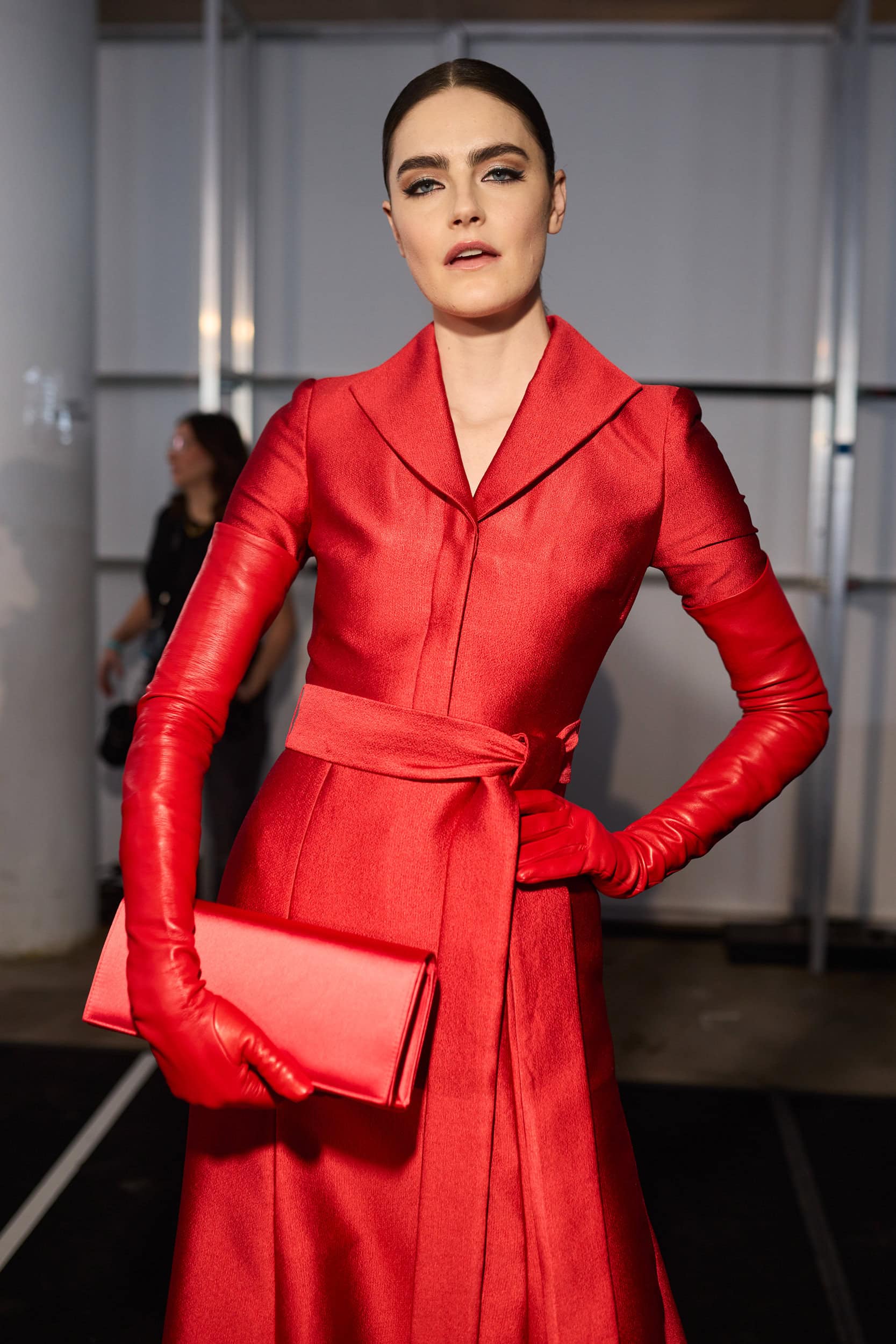 Badgley Mischka  Fall 2024 Fashion Show Backstage