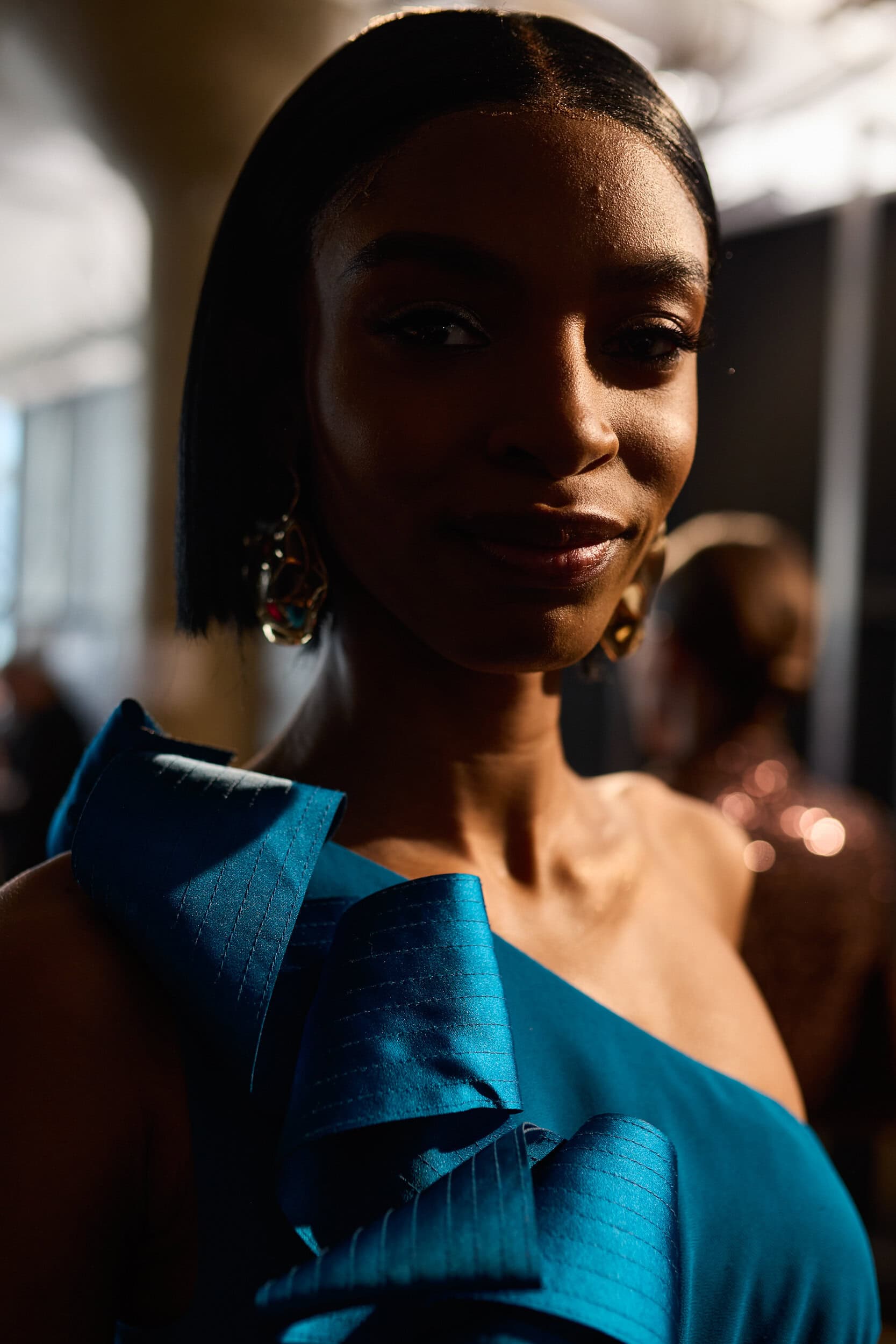 Badgley Mischka  Fall 2024 Fashion Show Backstage