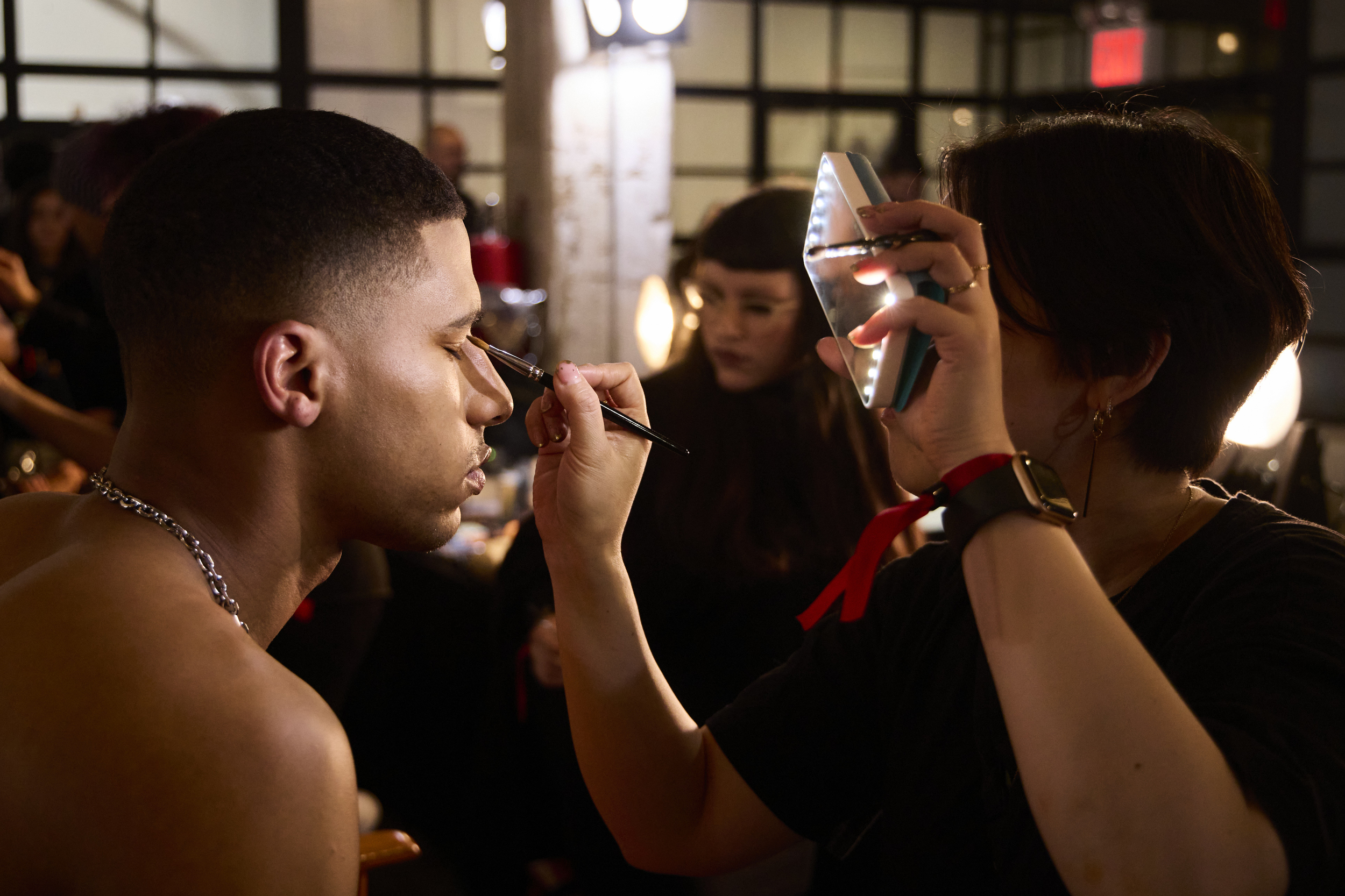 Willy Chavarria Fall 2024 Men’s Fashion Show Backstage