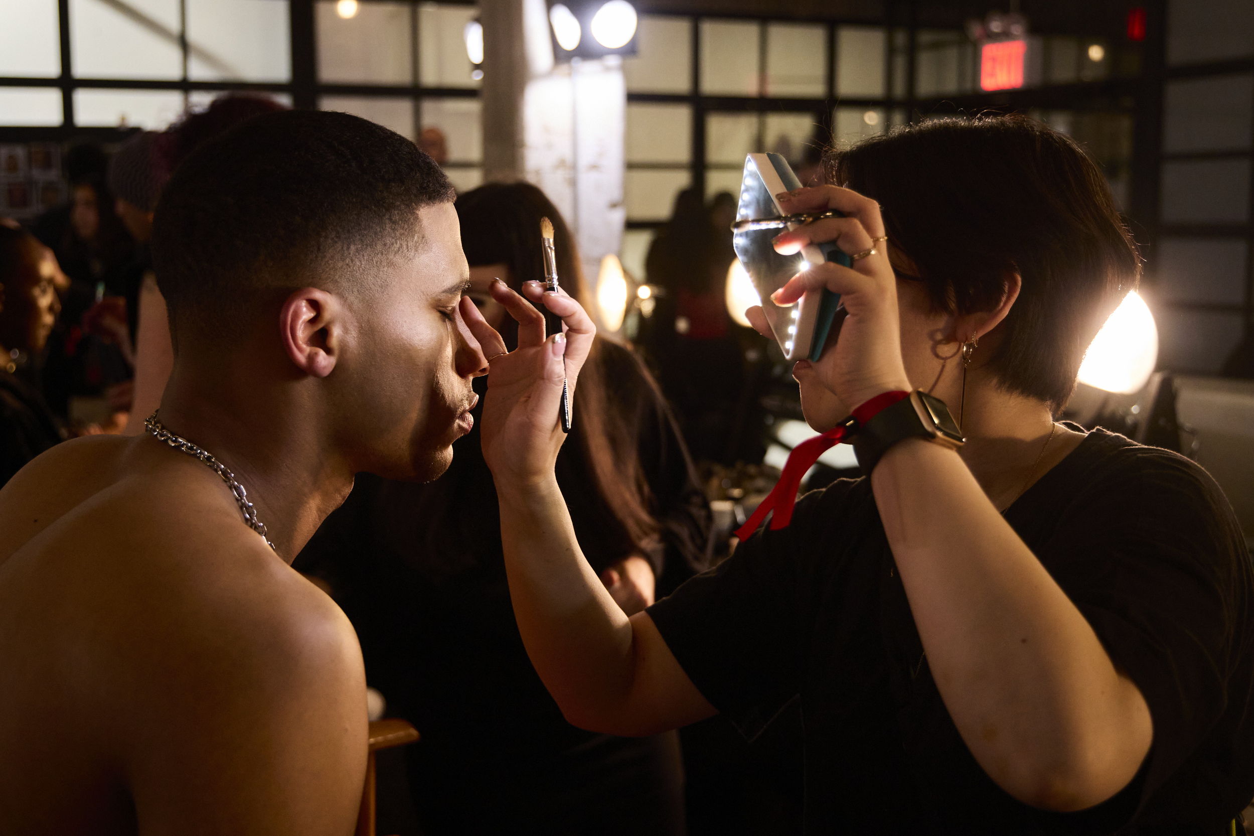 Willy Chavarria Fall 2024 Men’s Fashion Show Backstage