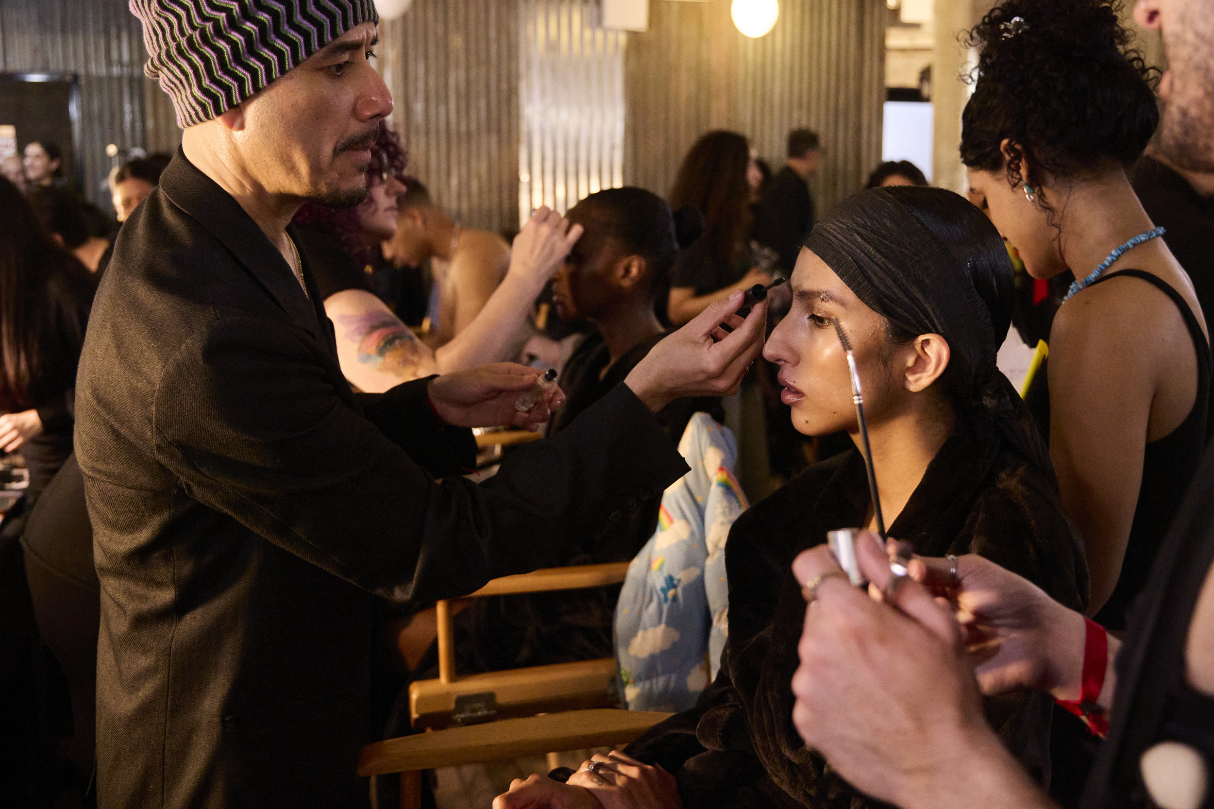 Willy Chavarria Fall 2024 Men’s Fashion Show Backstage