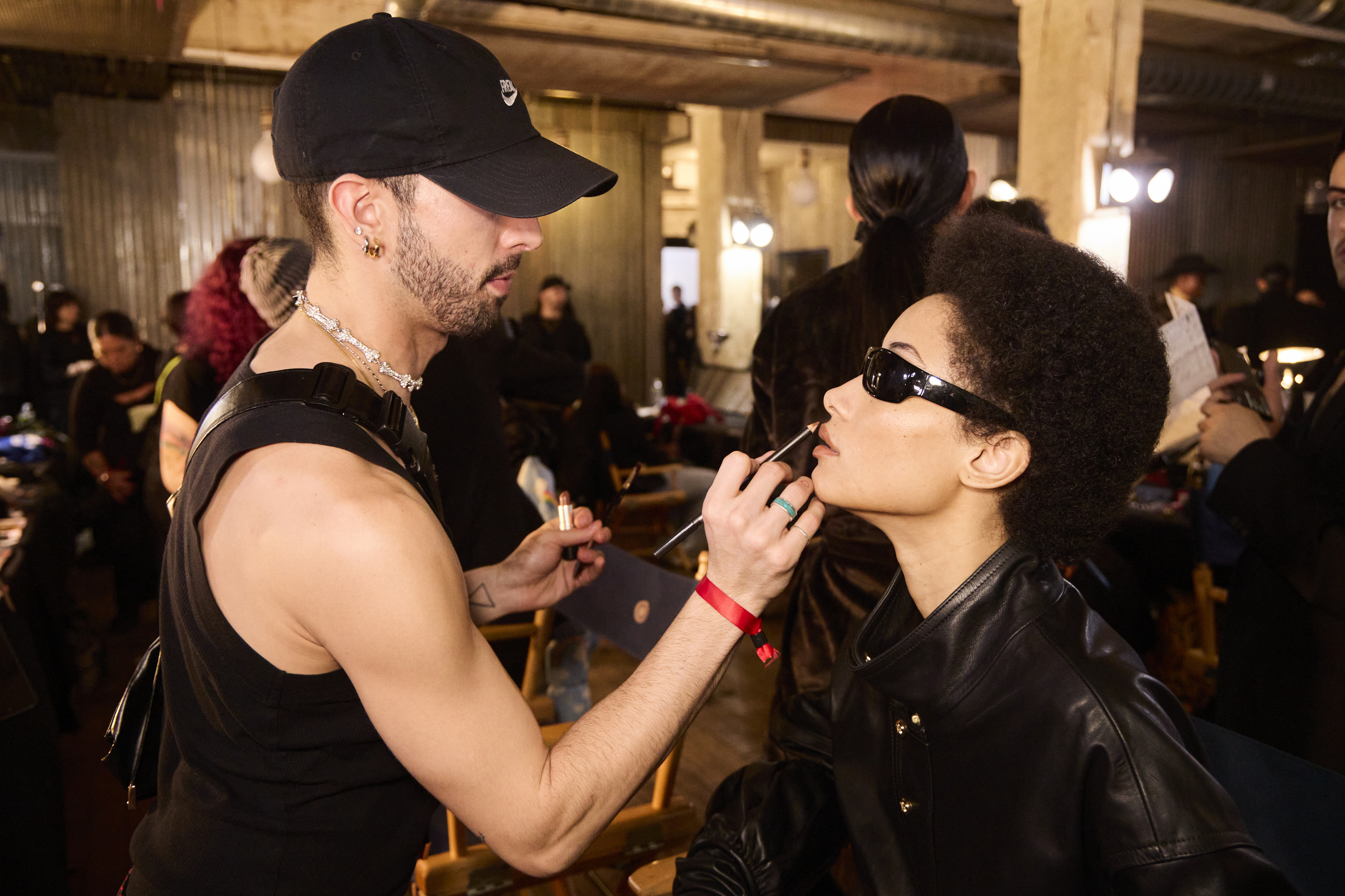 Willy Chavarria Fall 2024 Men’s Fashion Show Backstage