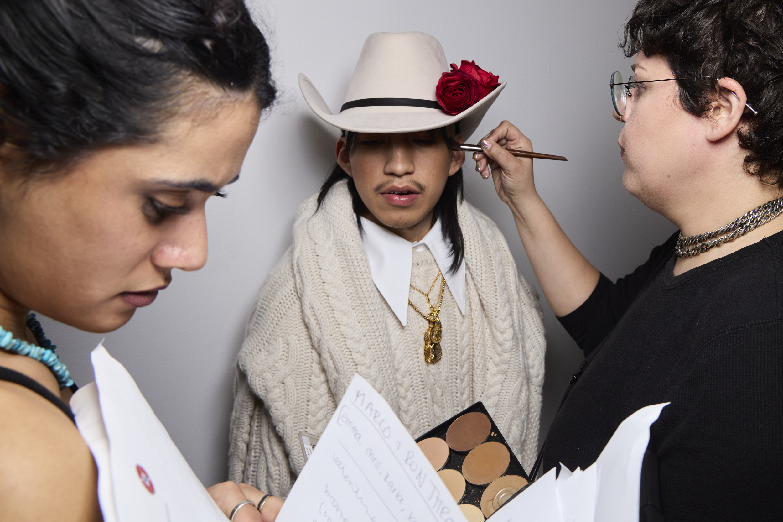 Willy Chavarria Fall 2024 Men’s Fashion Show Backstage