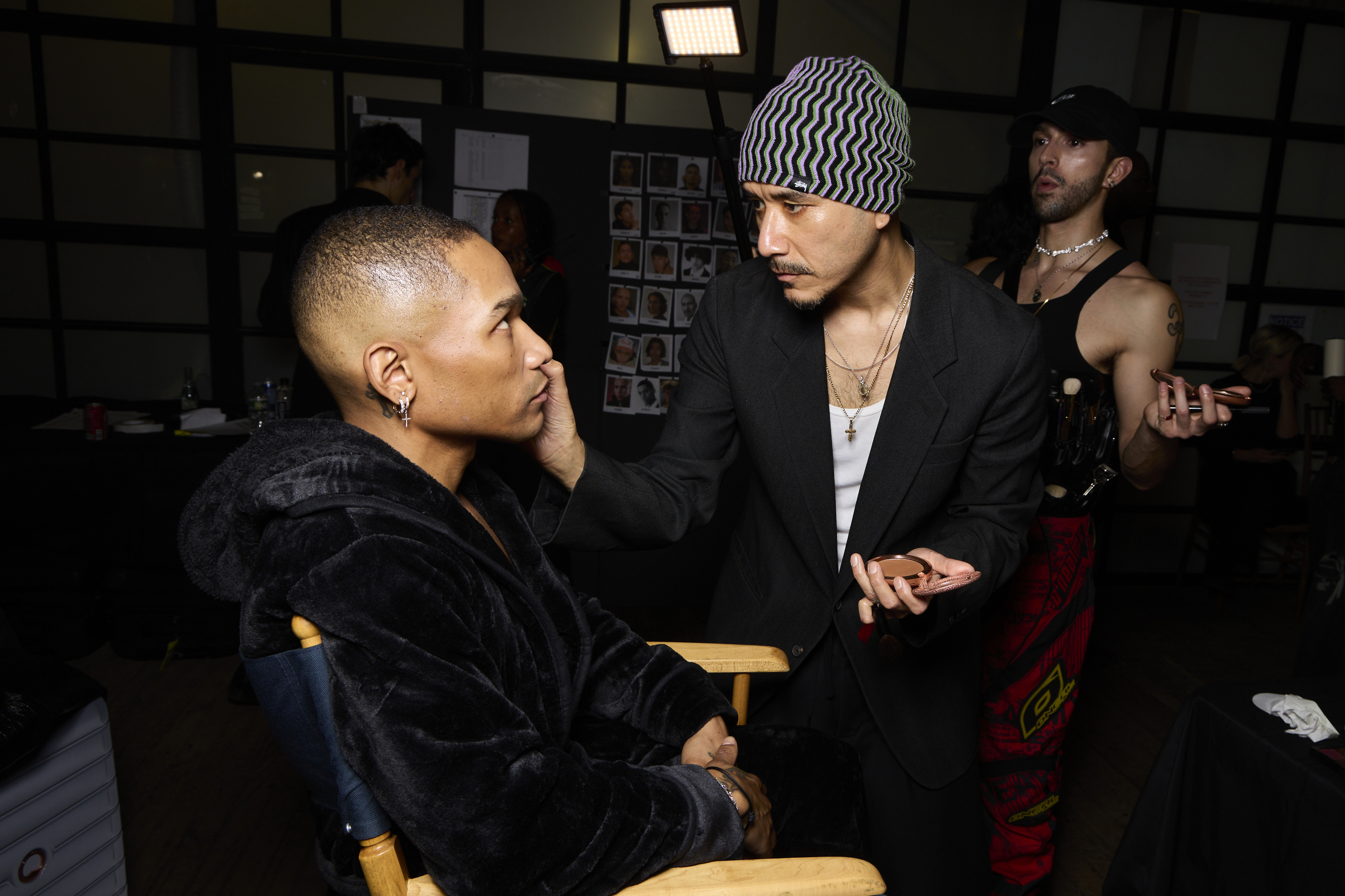 Willy Chavarria Fall 2024 Men’s Fashion Show Backstage