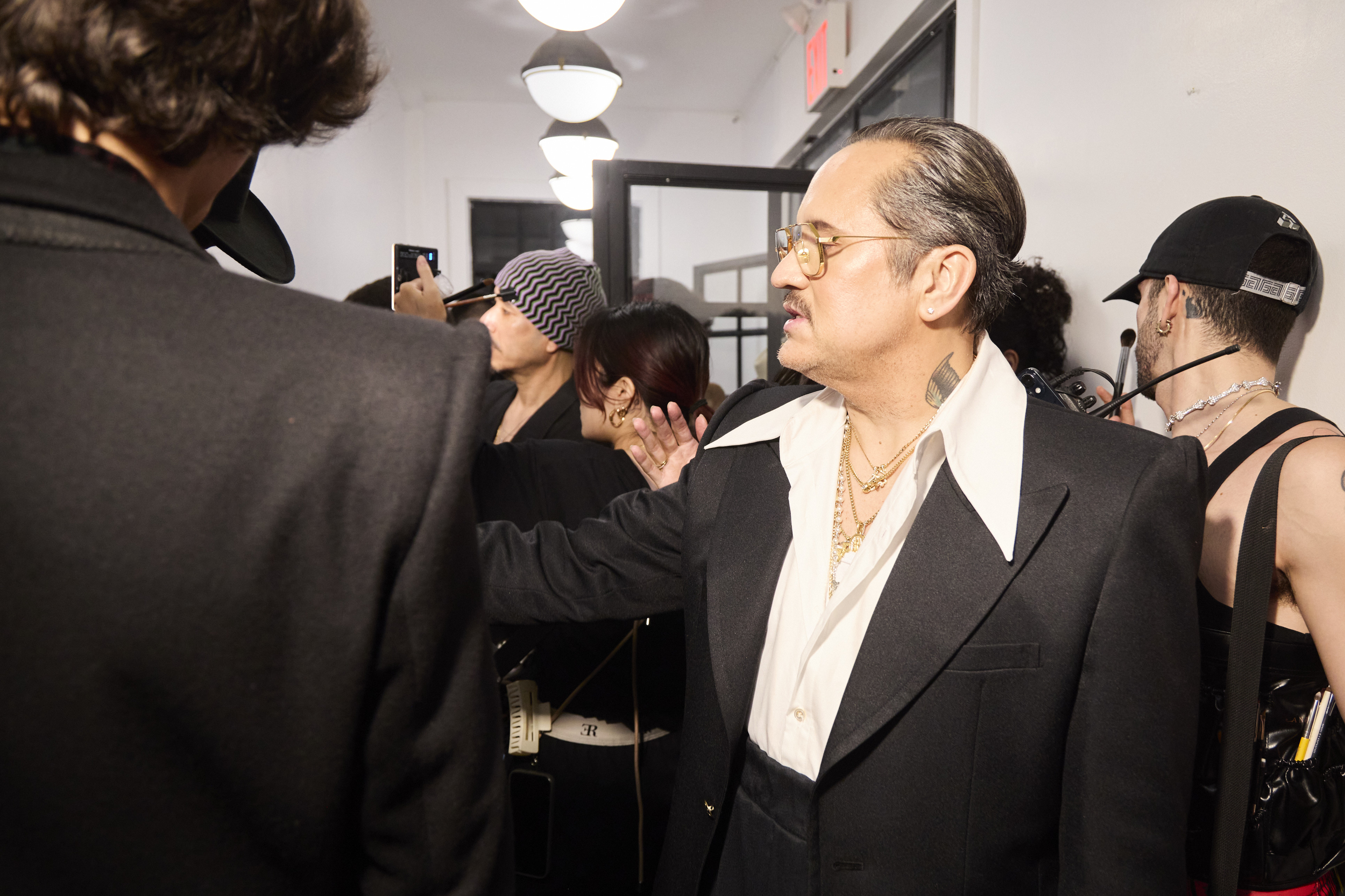 Willy Chavarria Fall 2024 Men’s Fashion Show Backstage