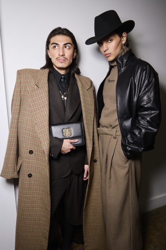 Willy Chavarria Fall 2024 Men’s Fashion Show Backstage