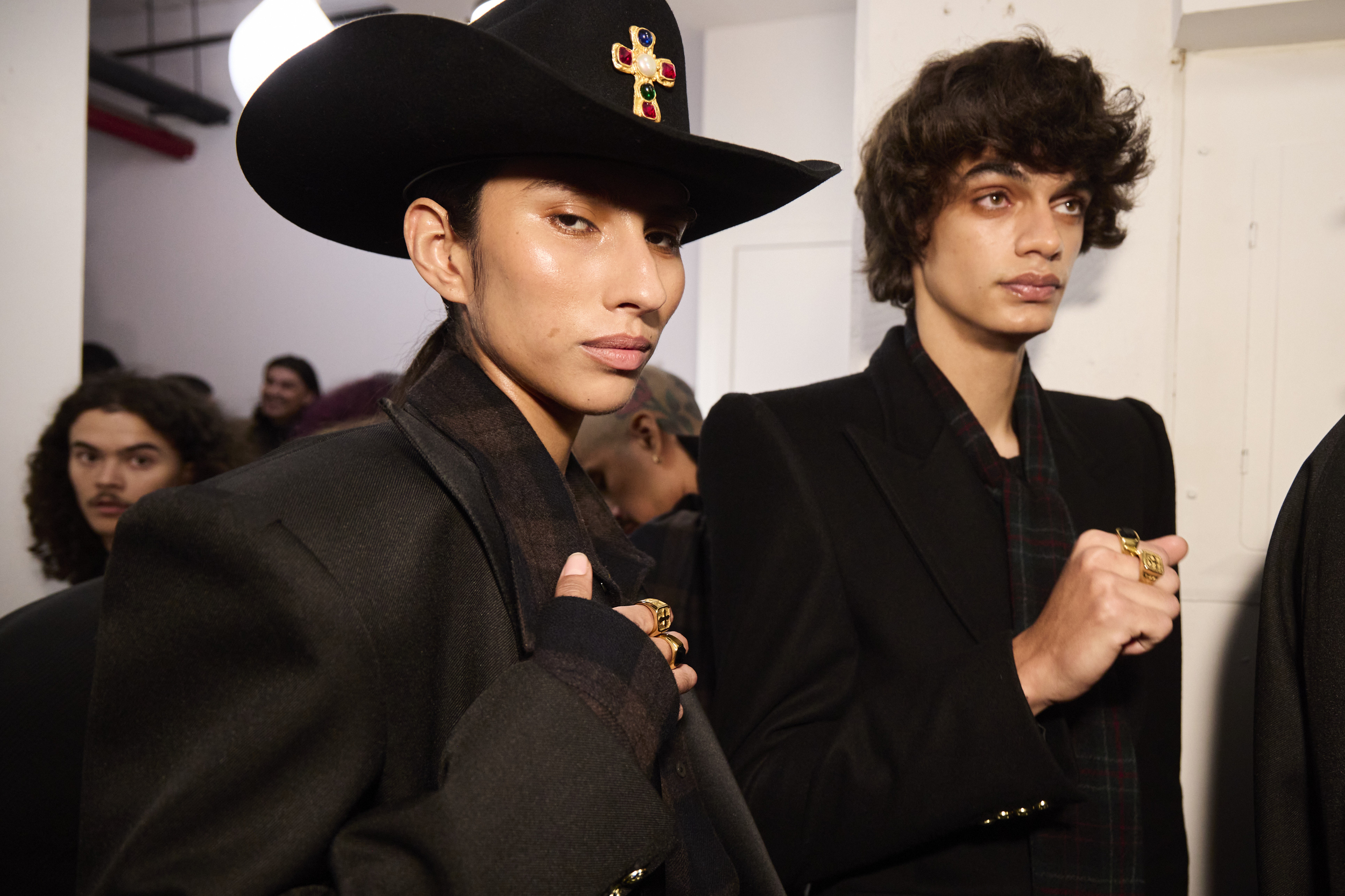 Willy Chavarria Fall 2024 Men’s Fashion Show Backstage