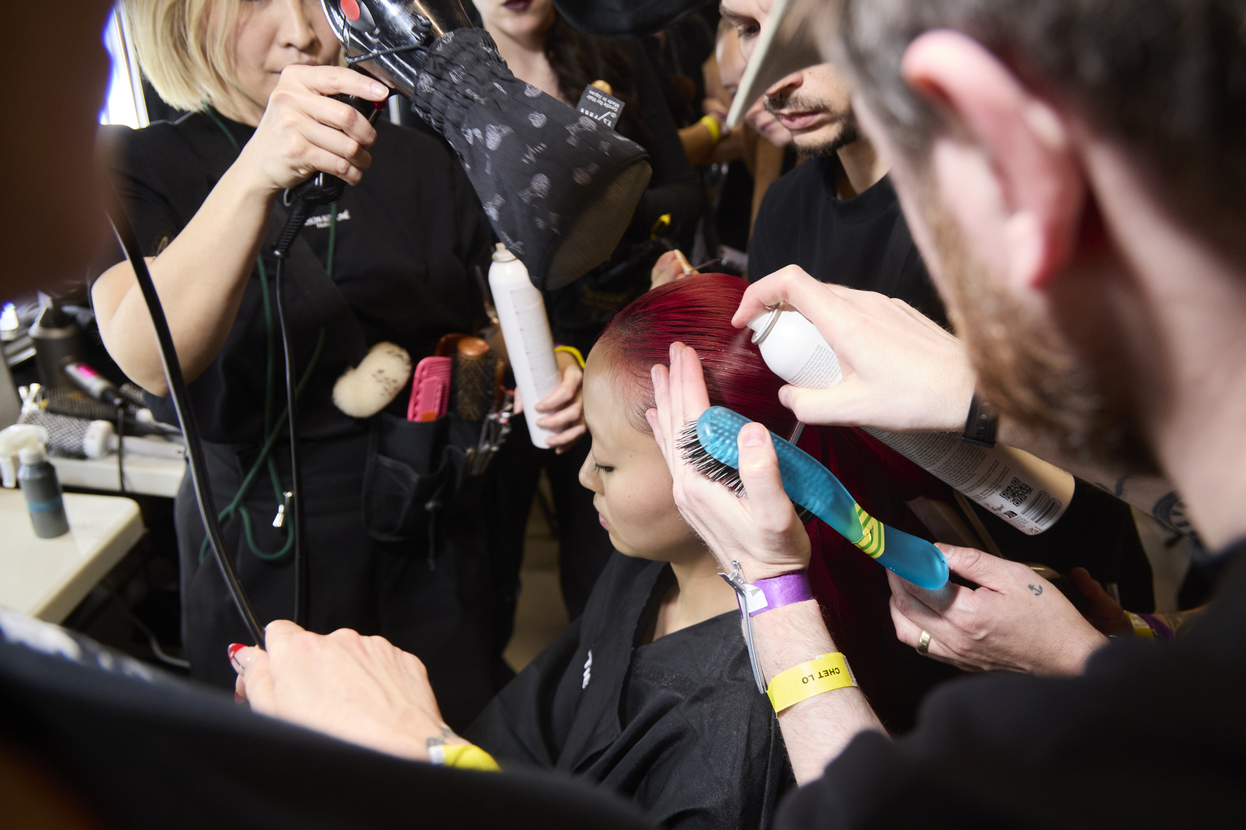 Chet Lo  Fall 2024 Fashion Show Backstage