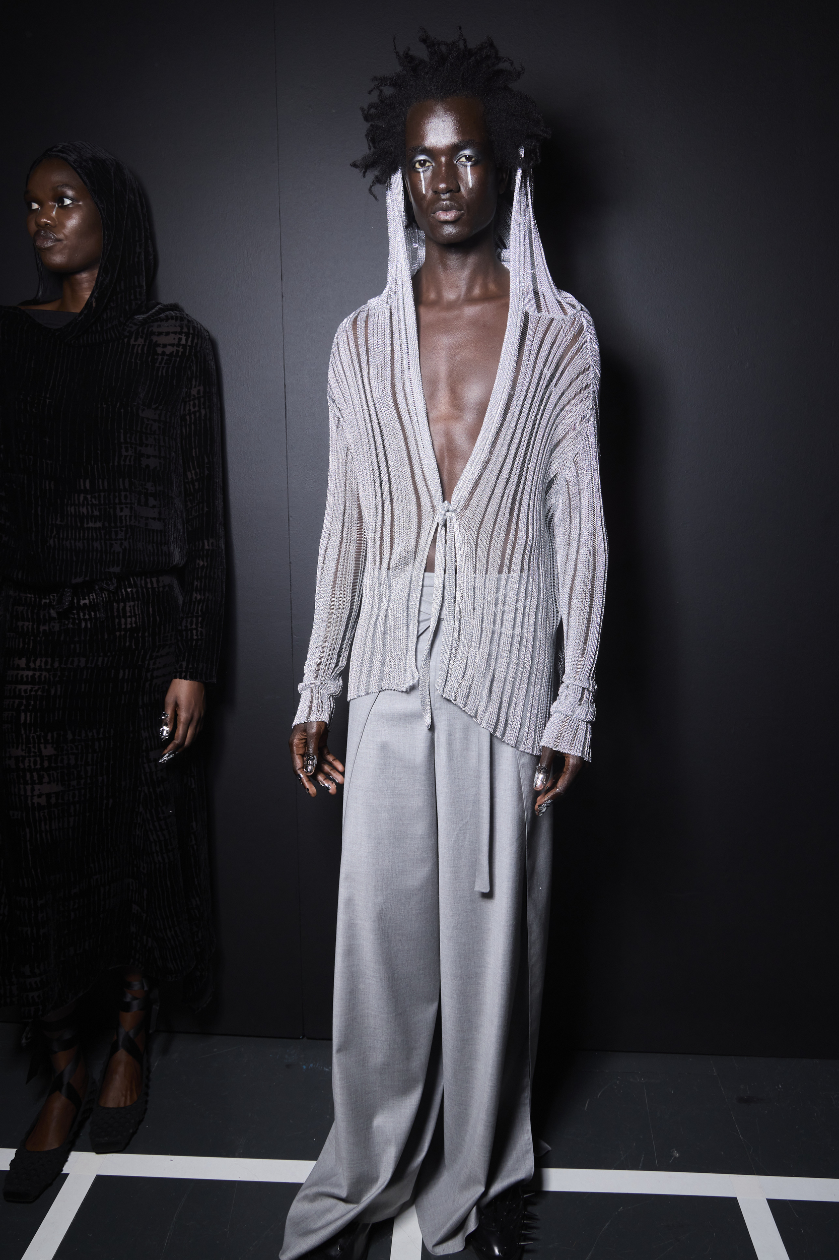 Chet Lo  Fall 2024 Fashion Show Backstage