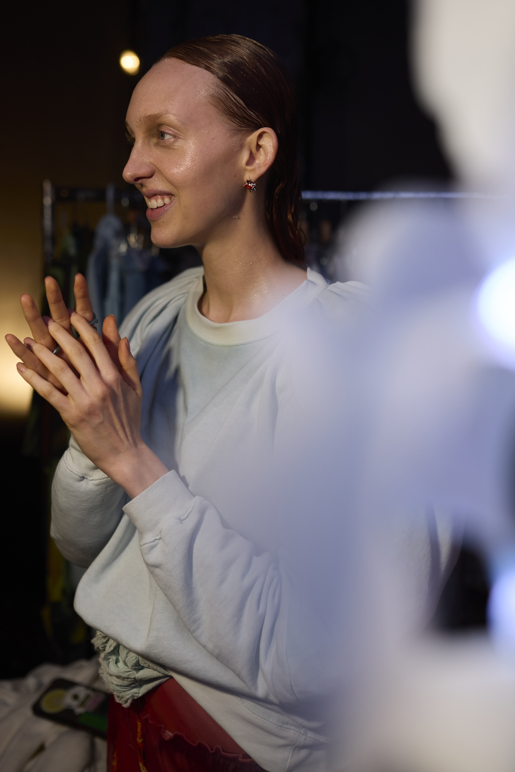 Collina Strada  Fall 2024 Fashion Show Backstage