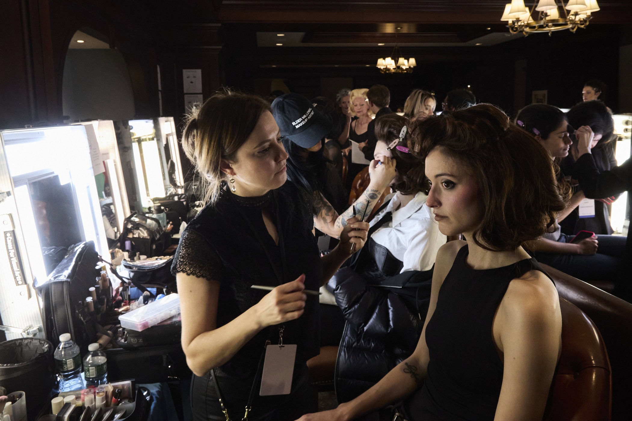 Christian Cowan  Fall 2024 Fashion Show Backstage