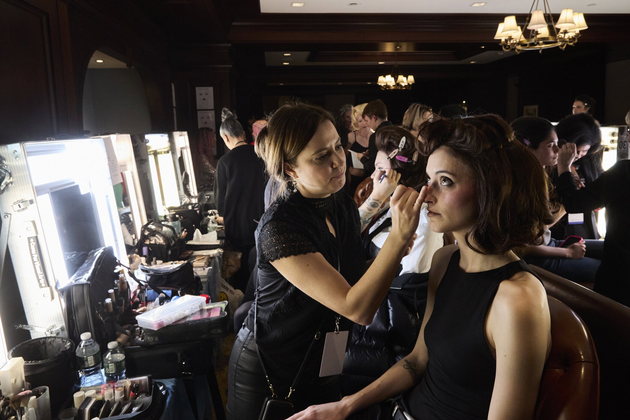 Christian Cowan  Fall 2024 Fashion Show Backstage