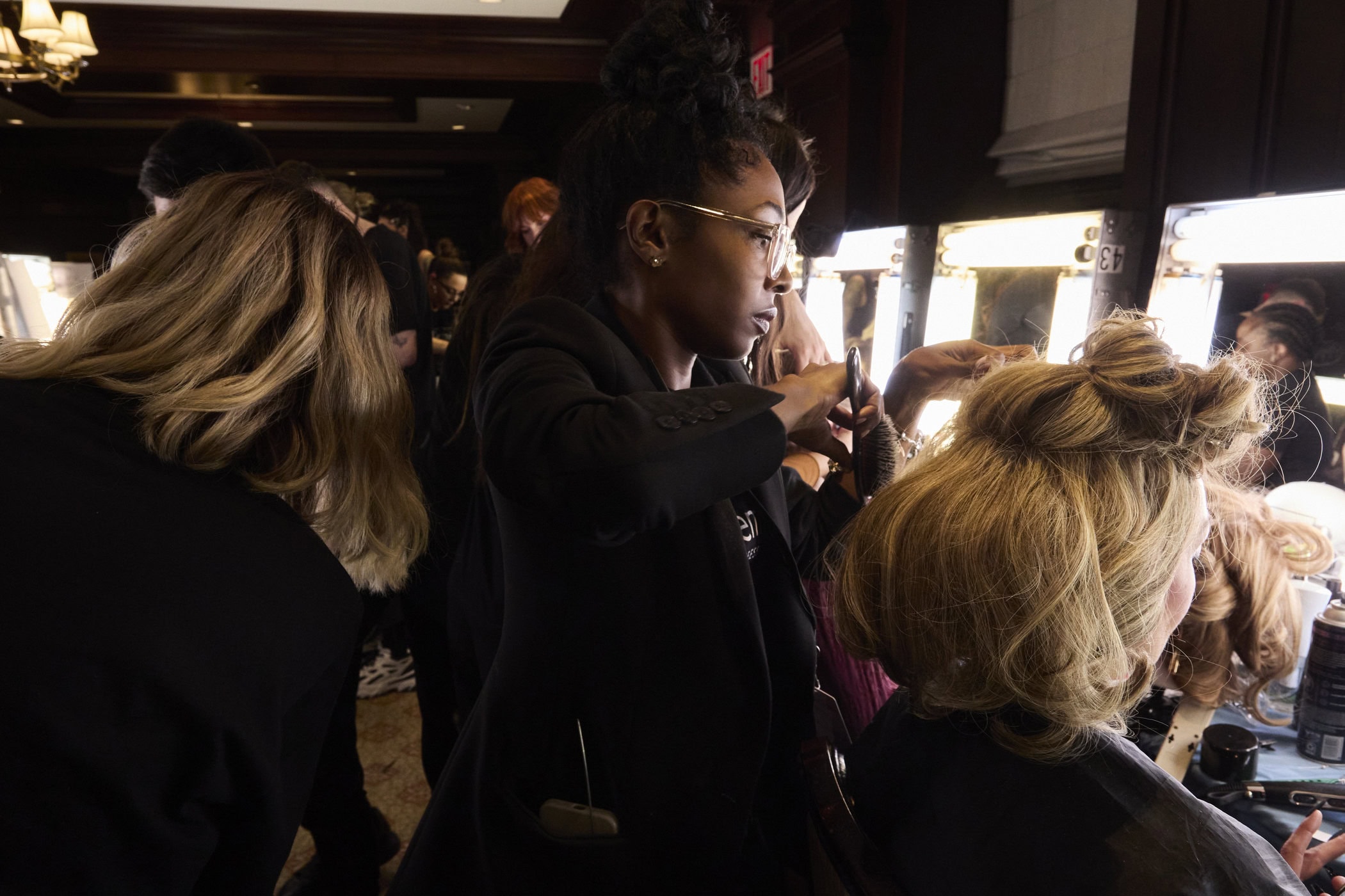 Christian Cowan  Fall 2024 Fashion Show Backstage