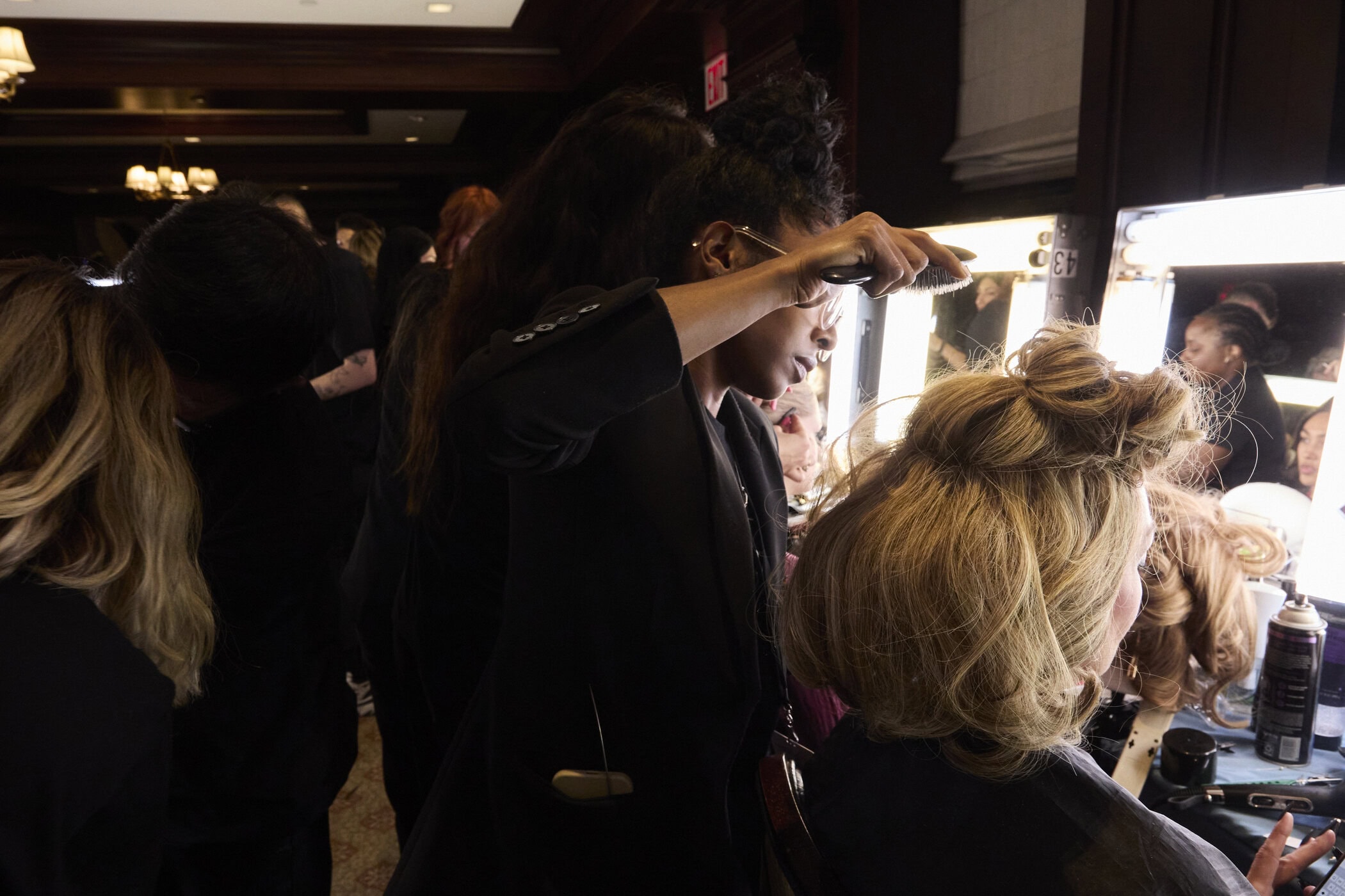 Christian Cowan  Fall 2024 Fashion Show Backstage