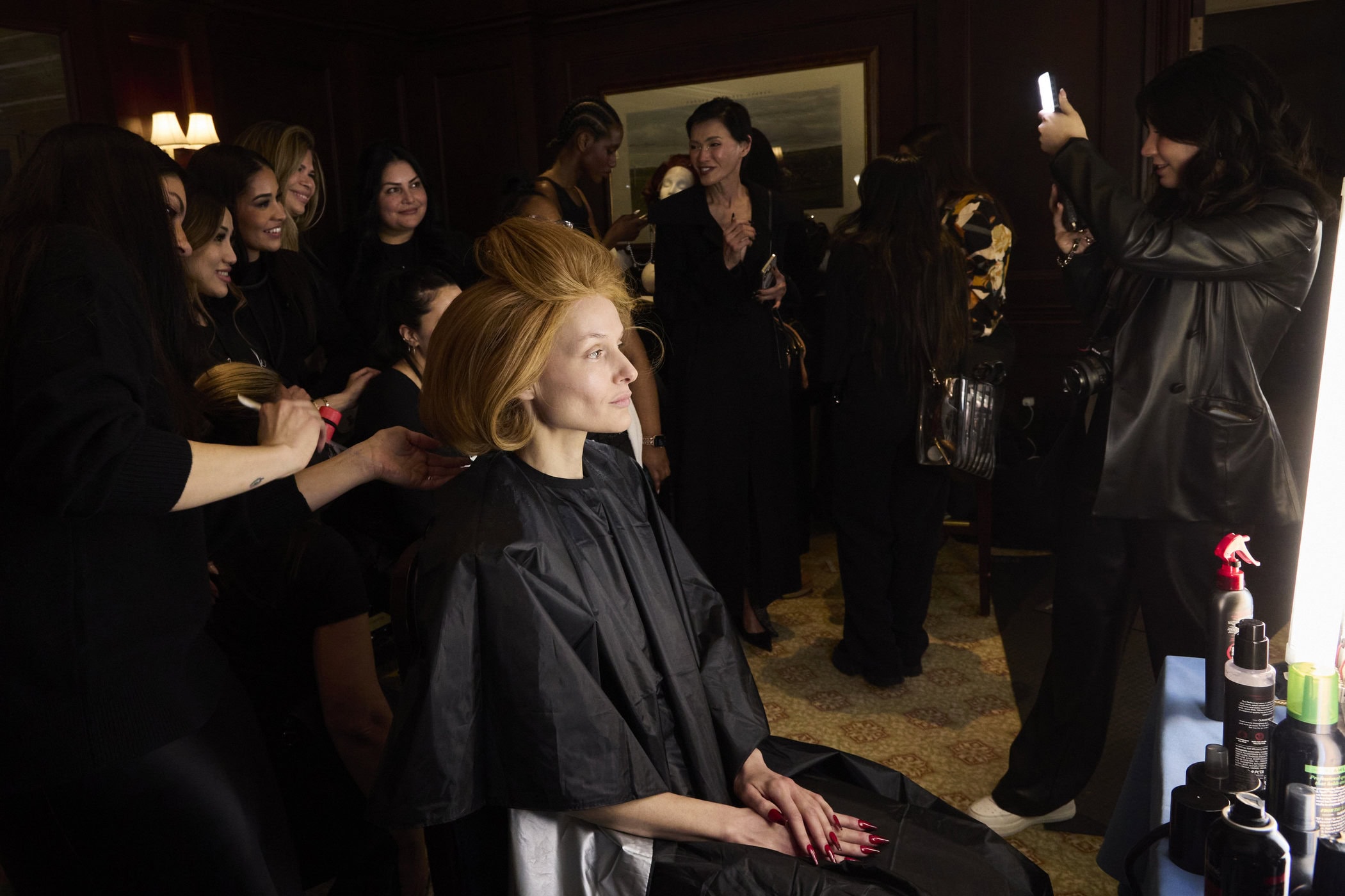 Christian Cowan  Fall 2024 Fashion Show Backstage