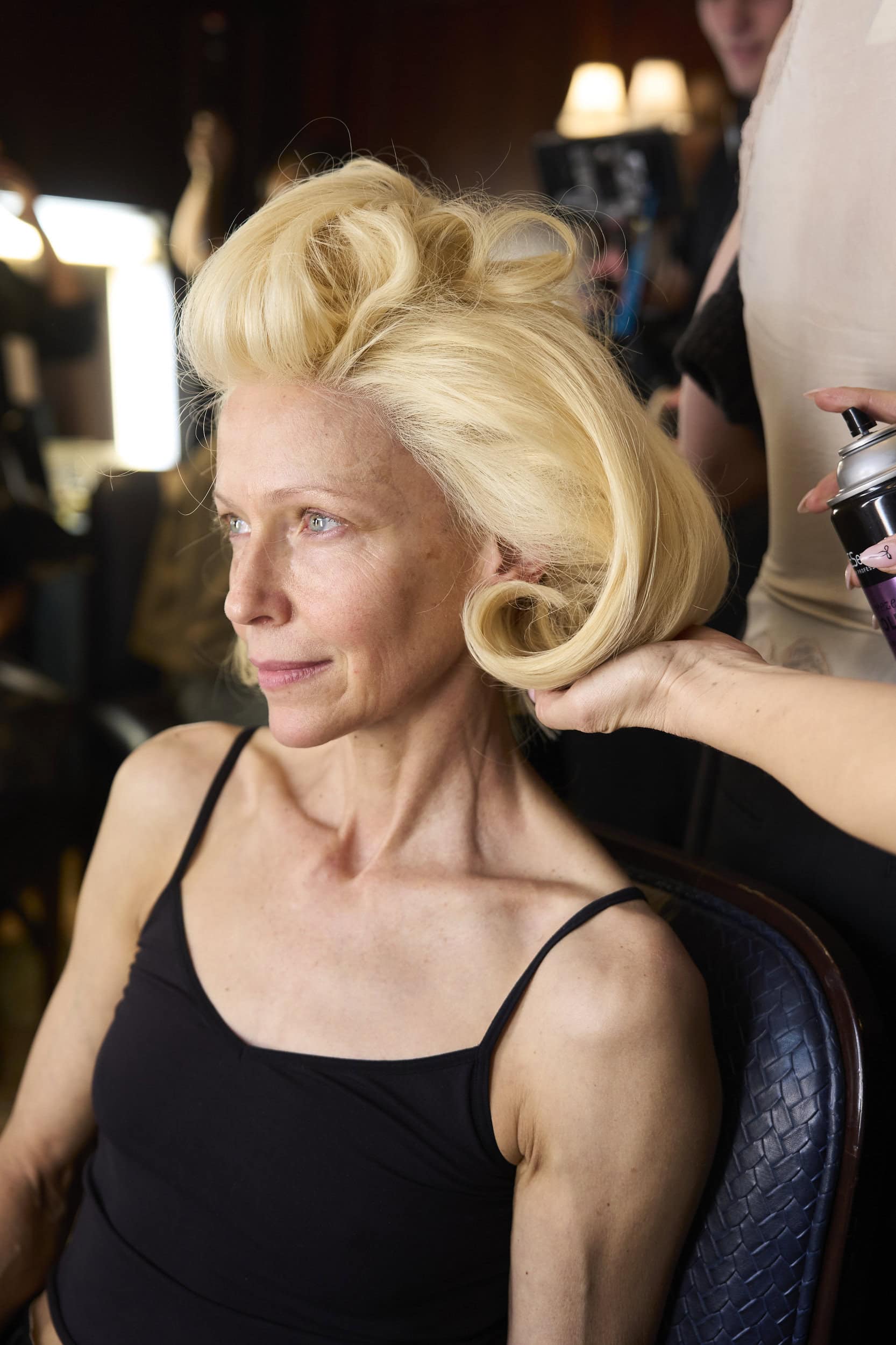 Christian Cowan  Fall 2024 Fashion Show Backstage