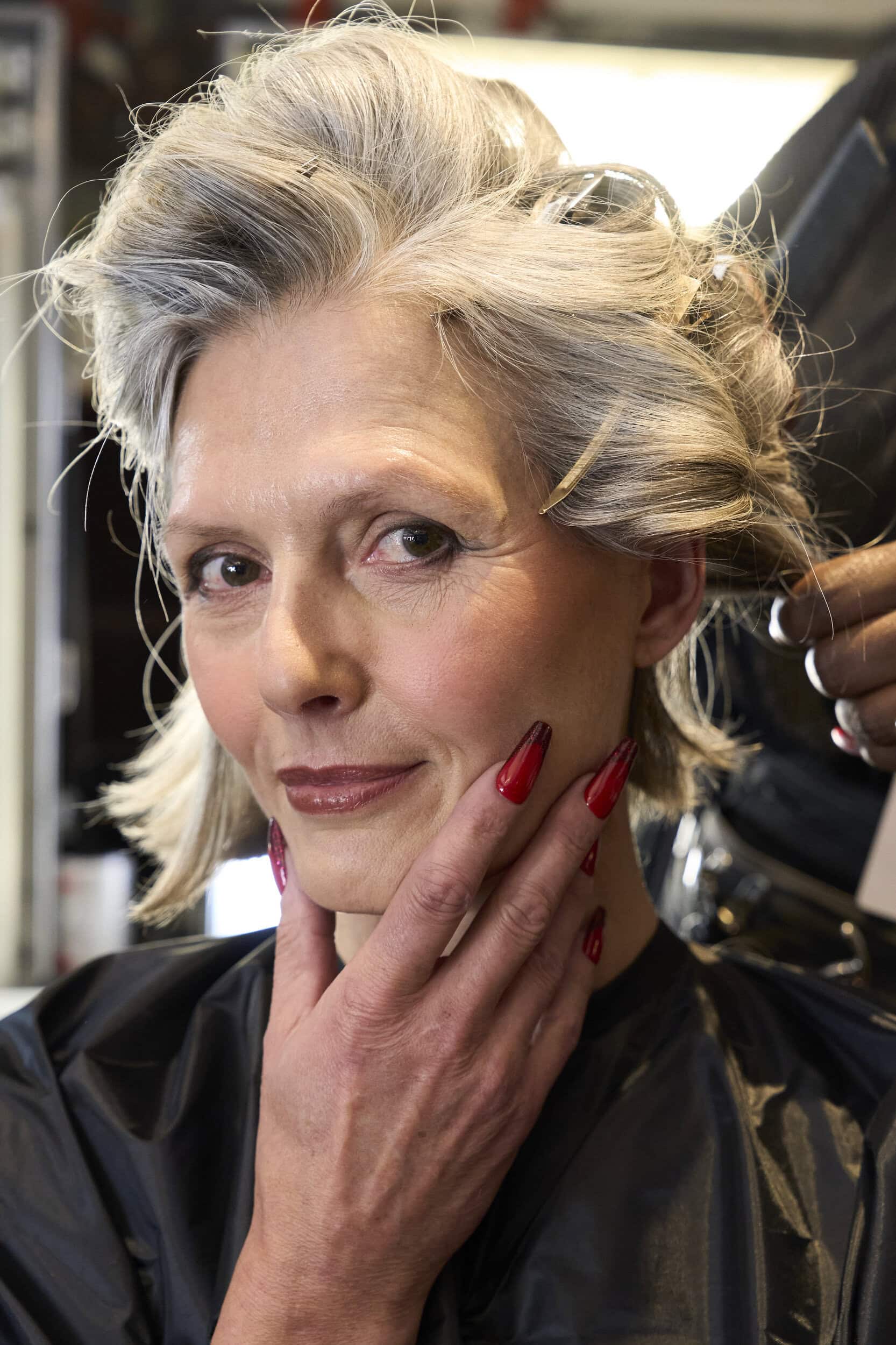 Christian Cowan  Fall 2024 Fashion Show Backstage