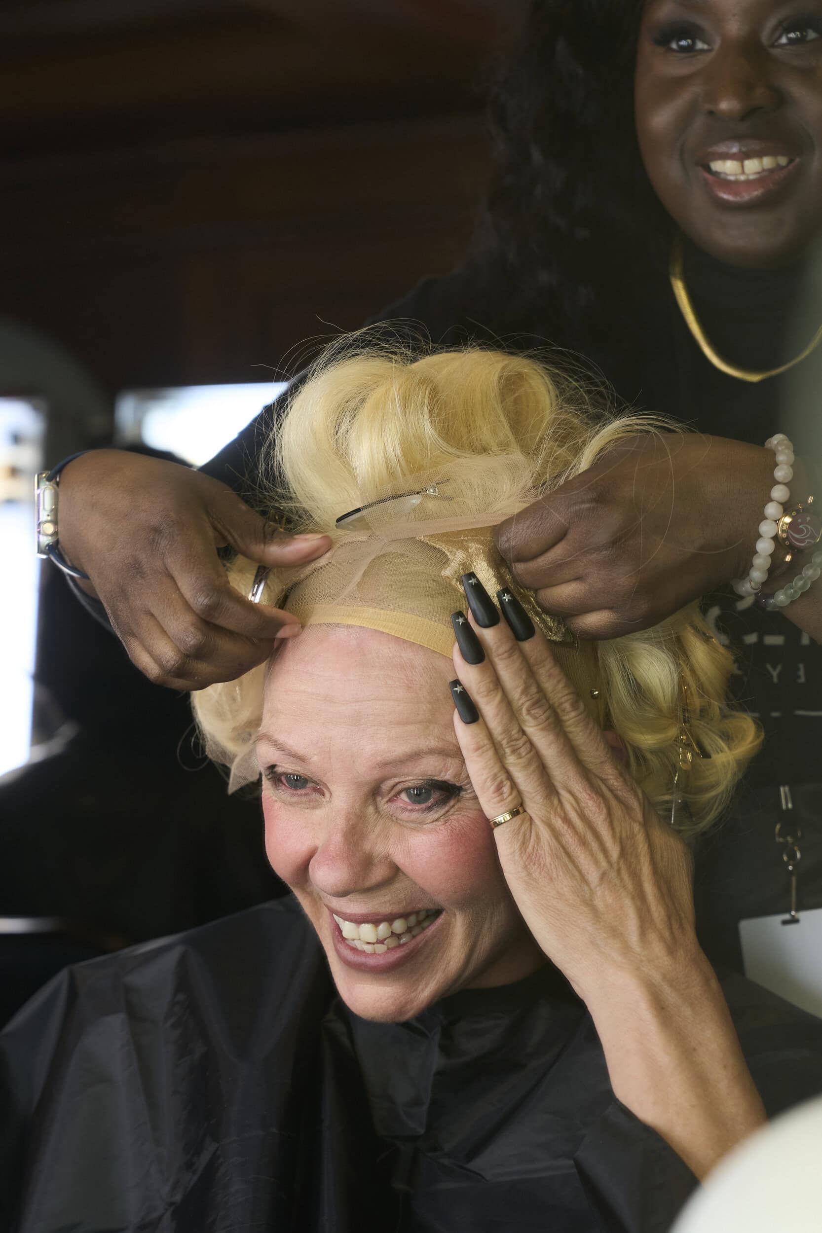 Christian Cowan  Fall 2024 Fashion Show Backstage