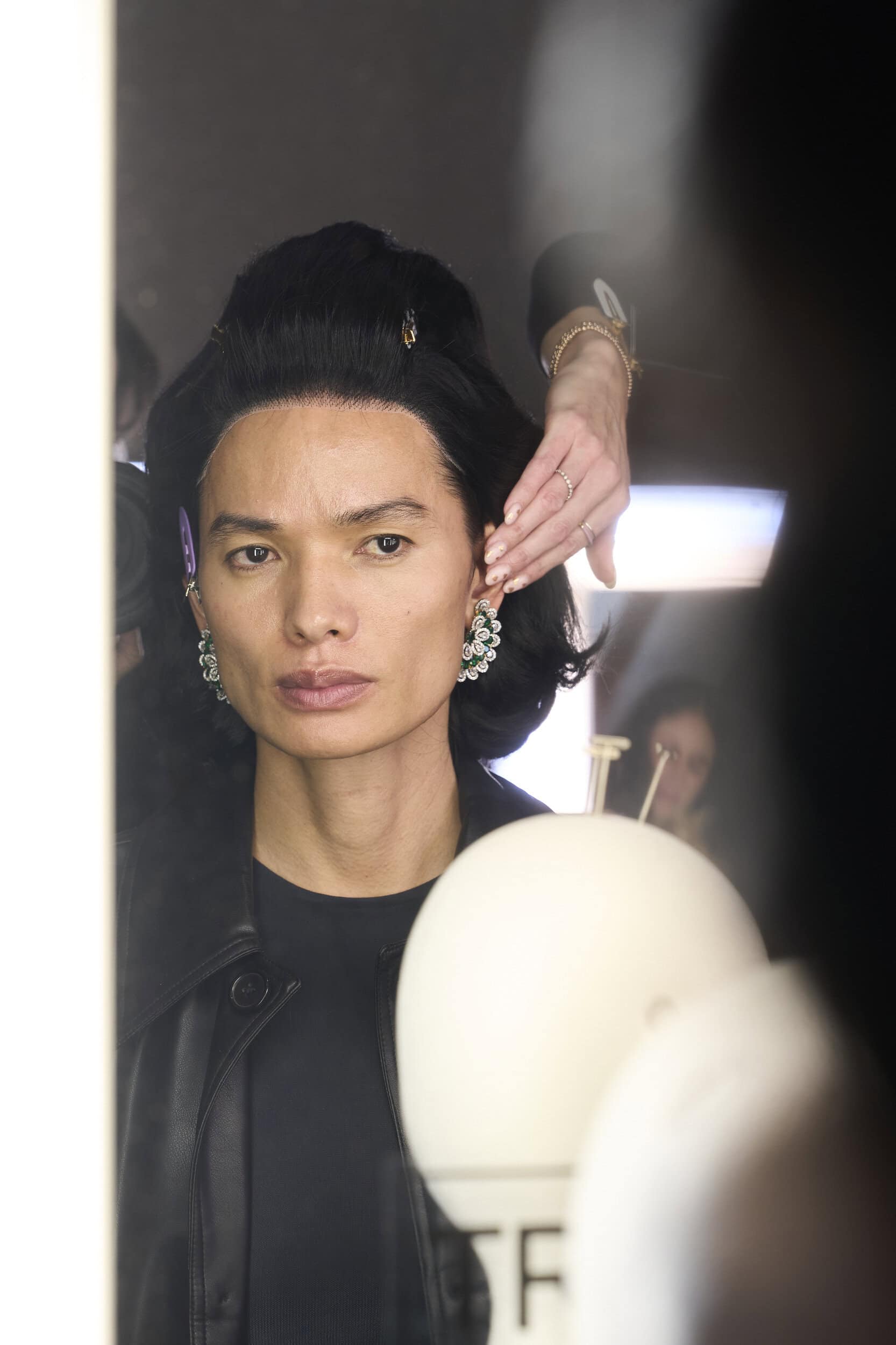 Christian Cowan  Fall 2024 Fashion Show Backstage