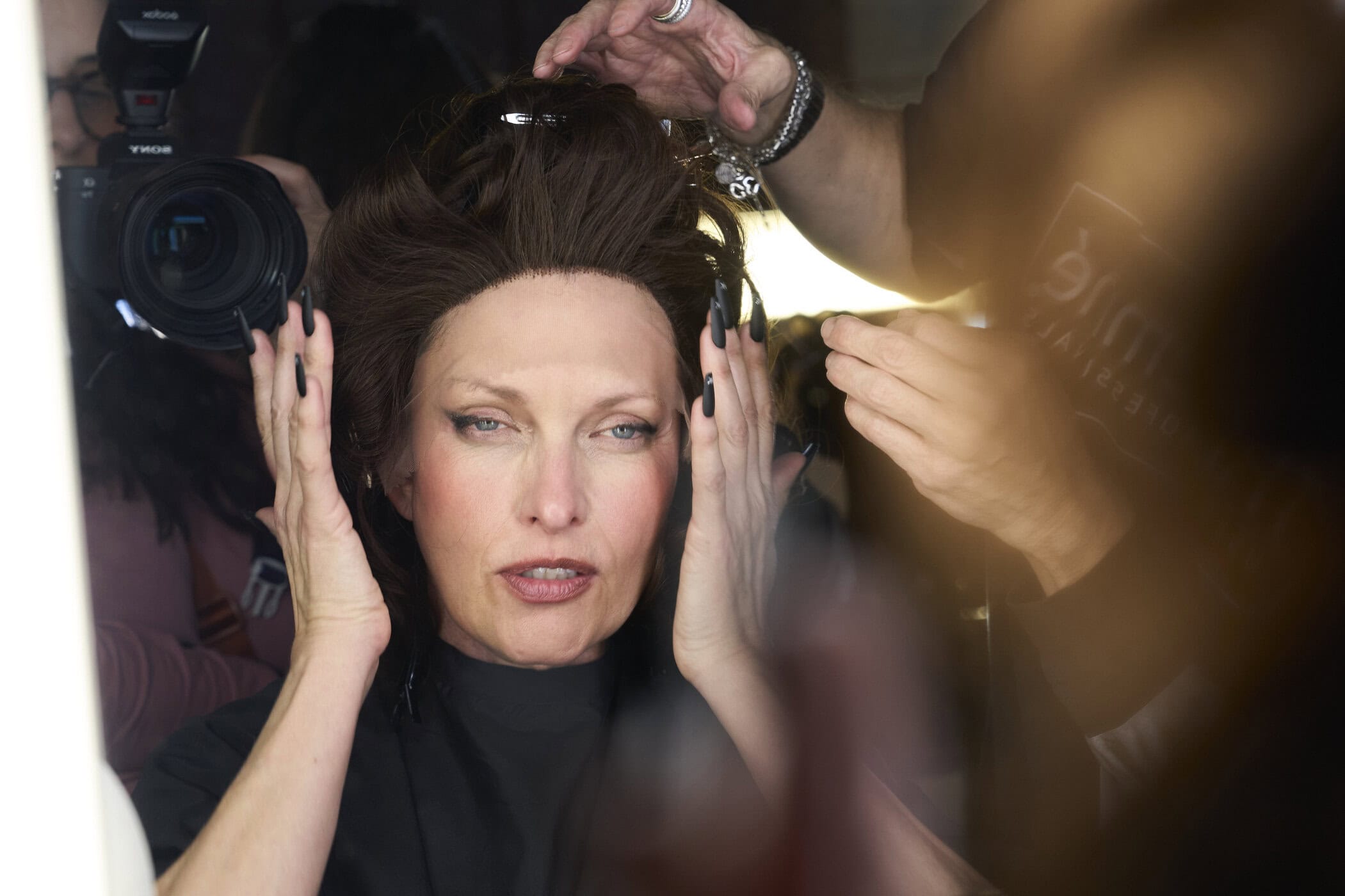 Christian Cowan  Fall 2024 Fashion Show Backstage
