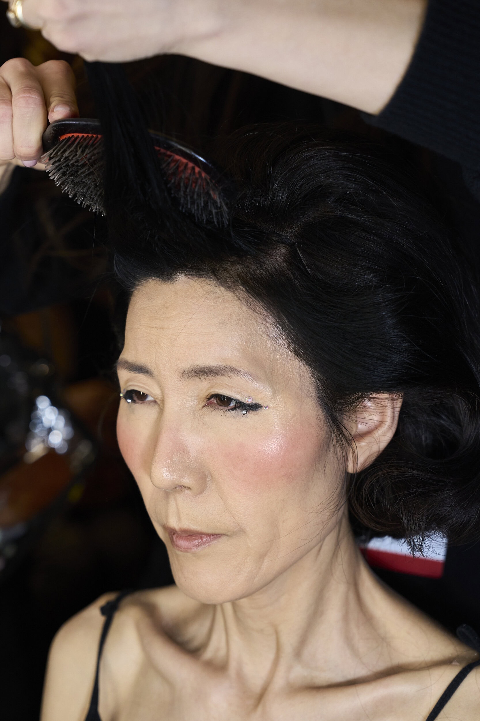 Christian Cowan  Fall 2024 Fashion Show Backstage